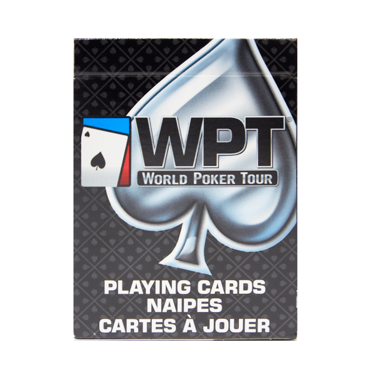 Bee Royal World Poker Tour (WPT) Playing Cards – Black & White with Red Seal