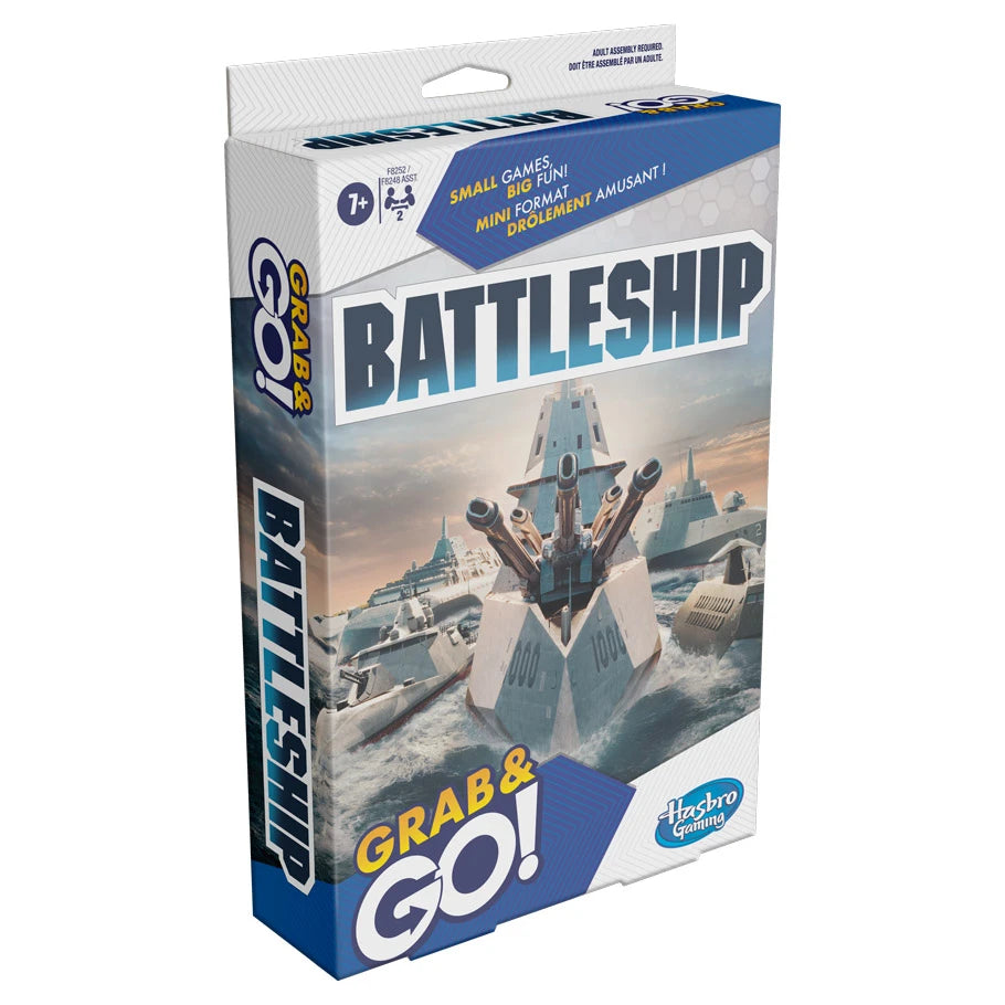 Battleship Grab & Go Travel Game individual retail packaging