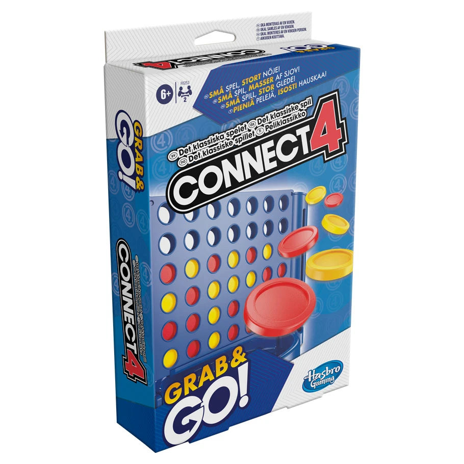 Connect 4 Grab & Go Travel Game individual retail packaging