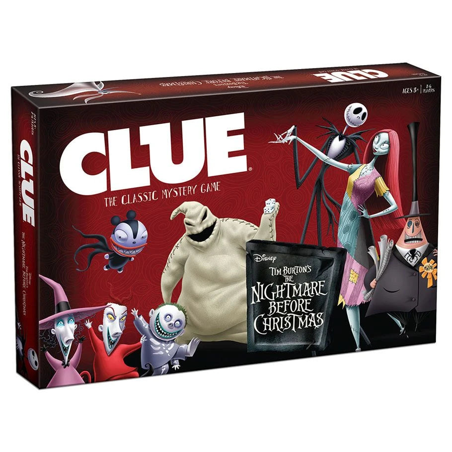 Clue: Tim Burton’s The Nightmare Before Christmas retail packaging