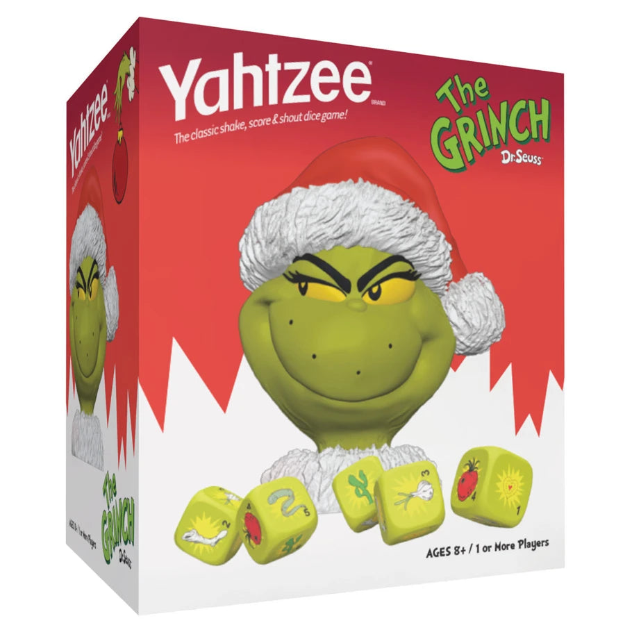 Yahtzee: The Grinch Edition retail packaging