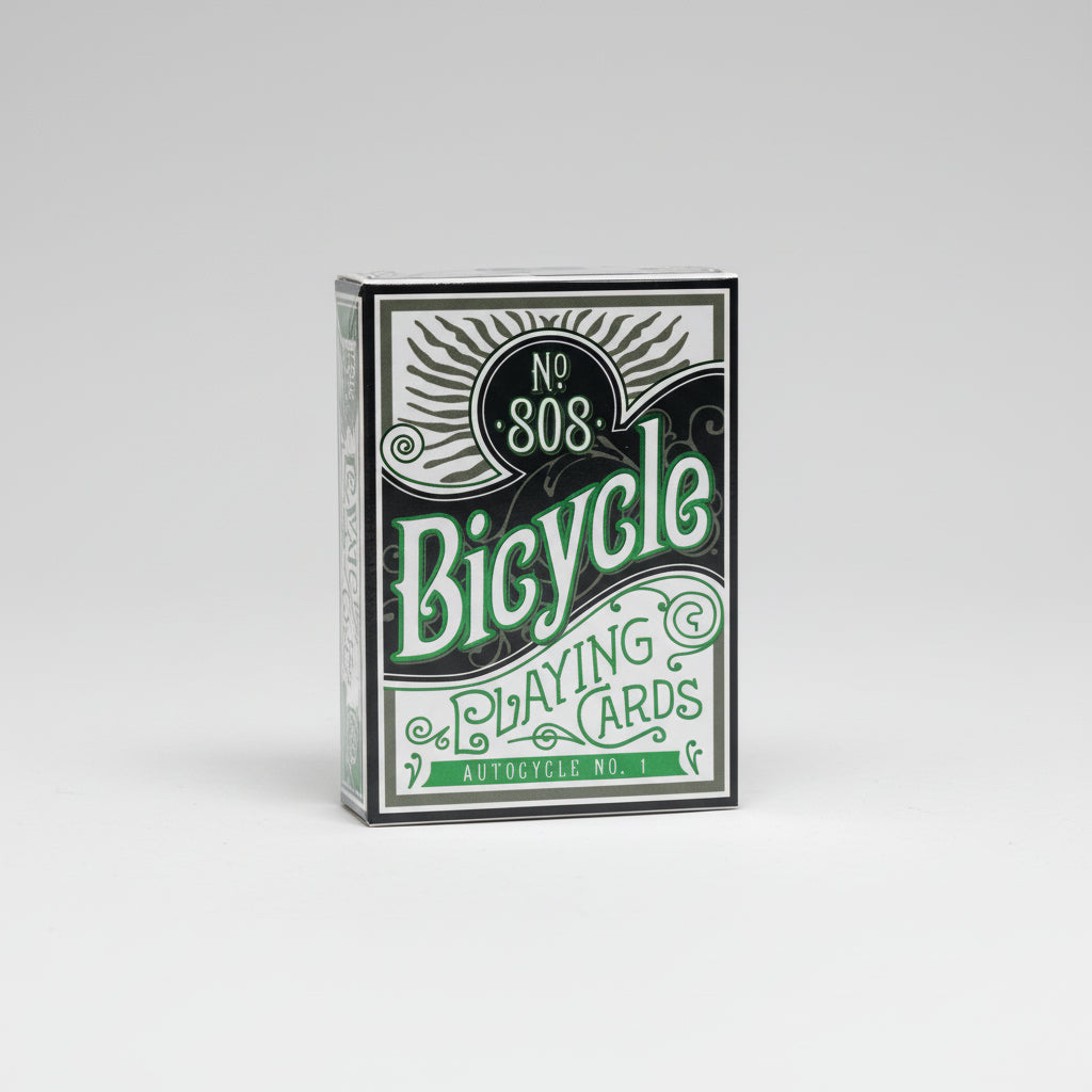 Bicycle Autocycle No. 1 in Collector's Tin – 2-Deck Set (Purple & Green)