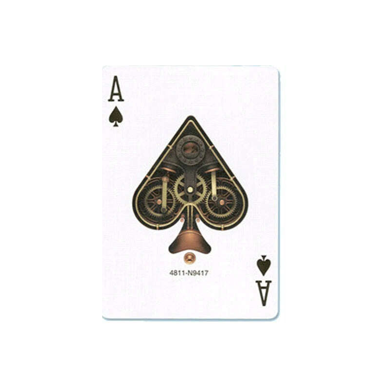 Bicycle Gold Steam Punk custom Ace of Spades