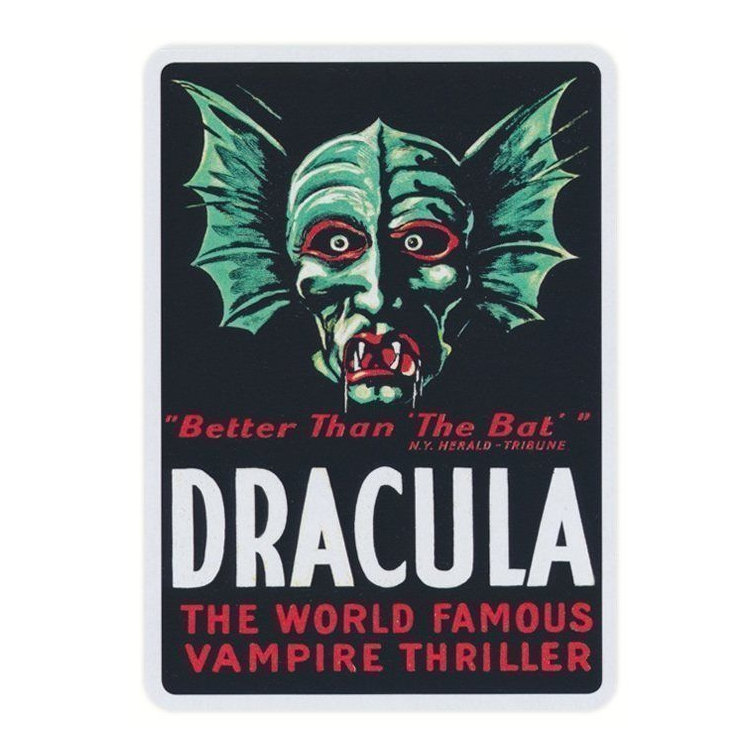 Piatnik The Horror! Horror Movie Playing Cards – Classic Monsters on Every Card — card detail 1 — right card