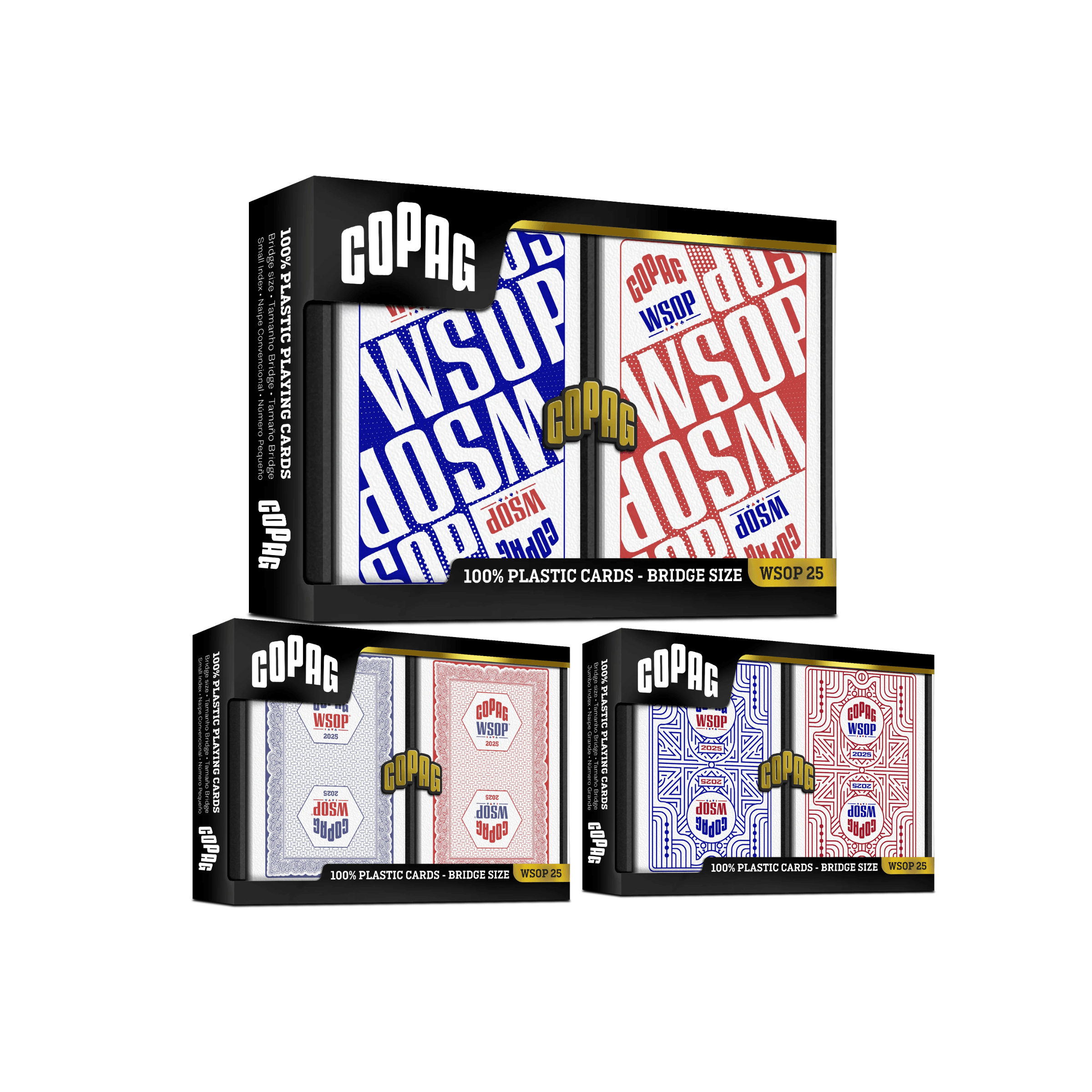 Copag WSOP Favorites | 2025 Bridge Bundle | ClassicDecks