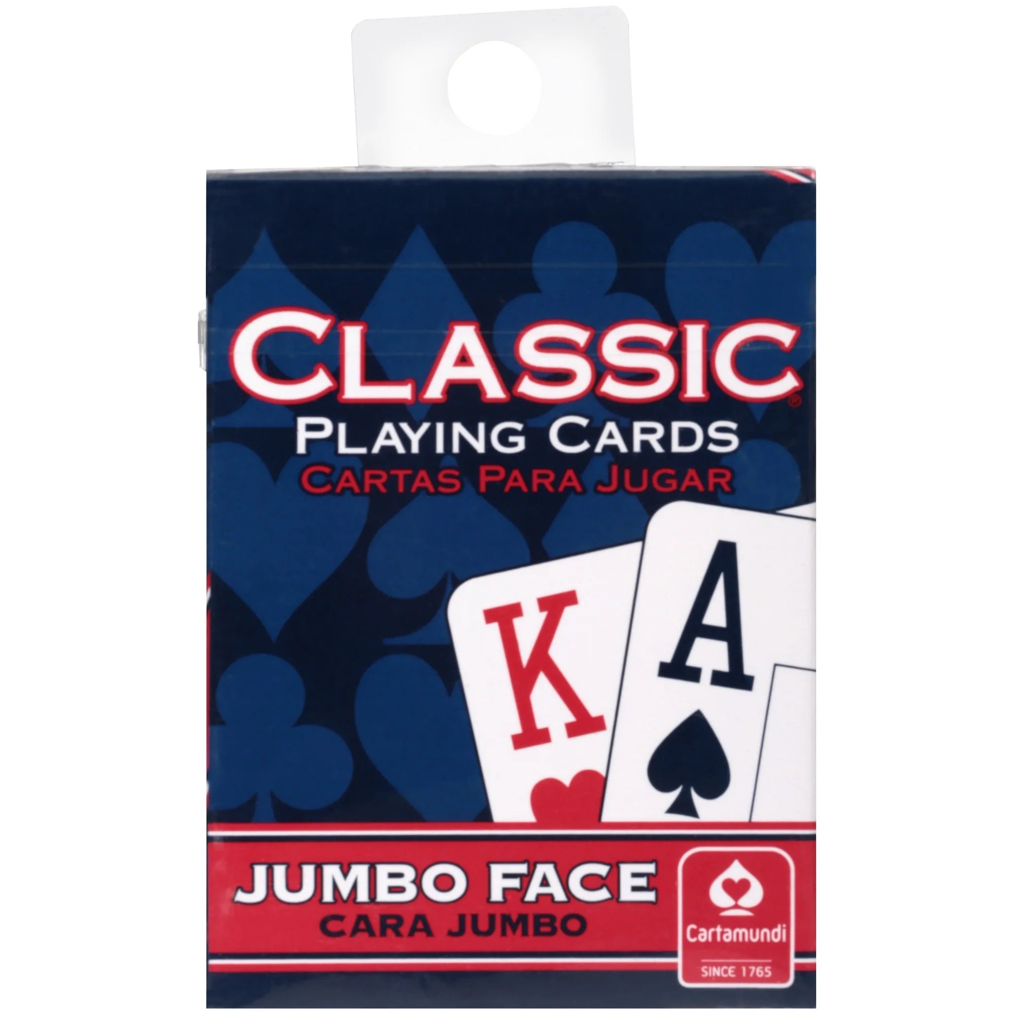 Cartamundi Classic Playing Cards – Red & Blue, Jumbo Index