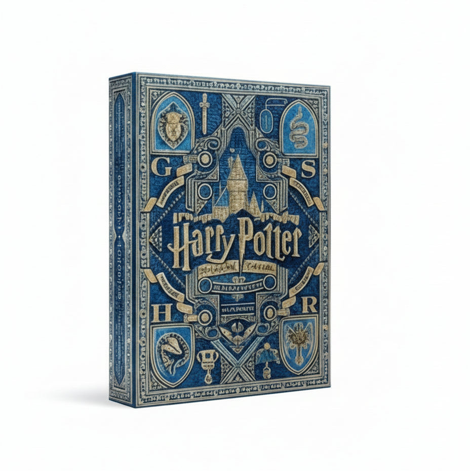 Harry Potter House Rivalry Playing Cards – Ravenclaw vs Hufflepuff (2‑Deck Set)