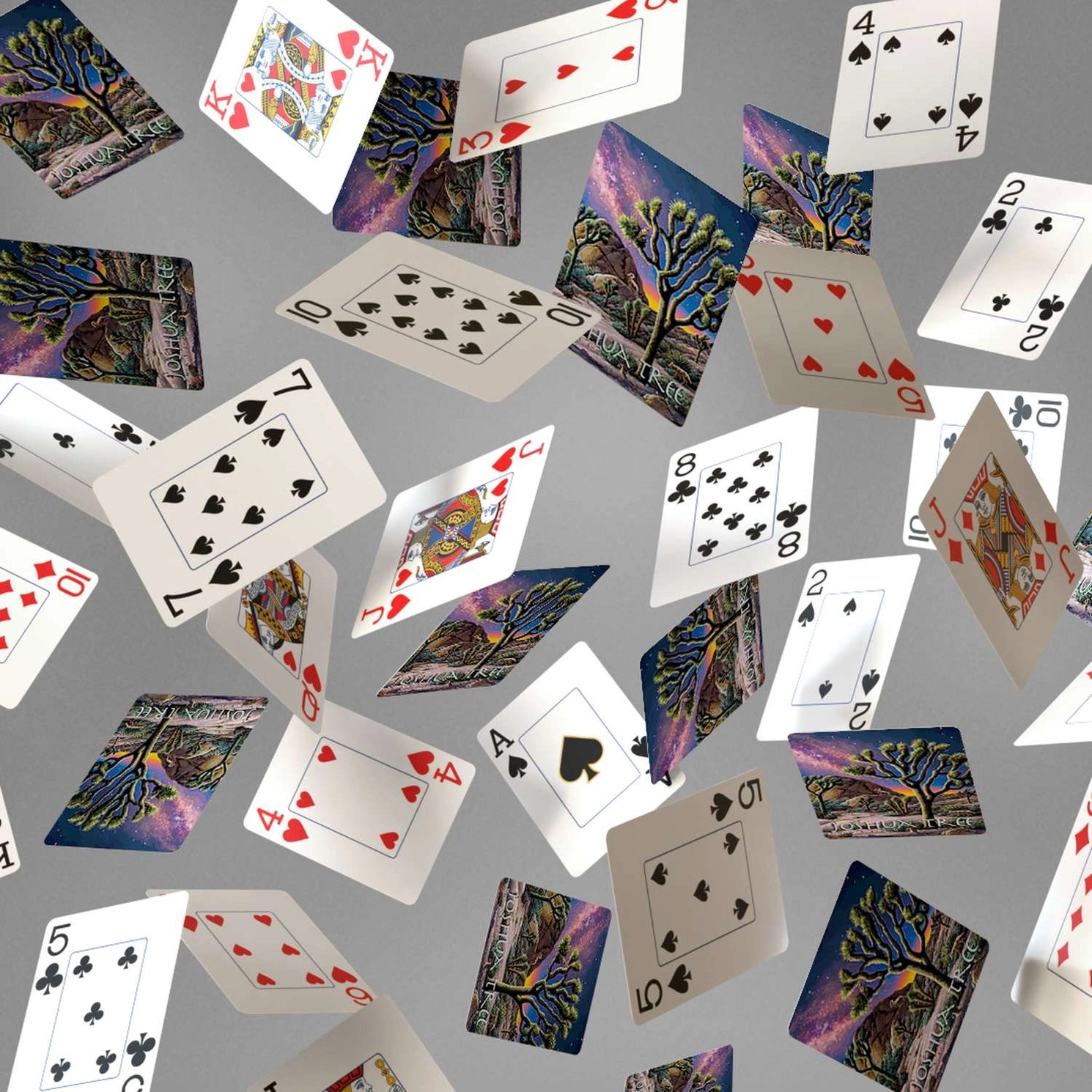 Joshua Tree National Park Playing Cards by Boardwalk with scenic backs and jumbo-index faces