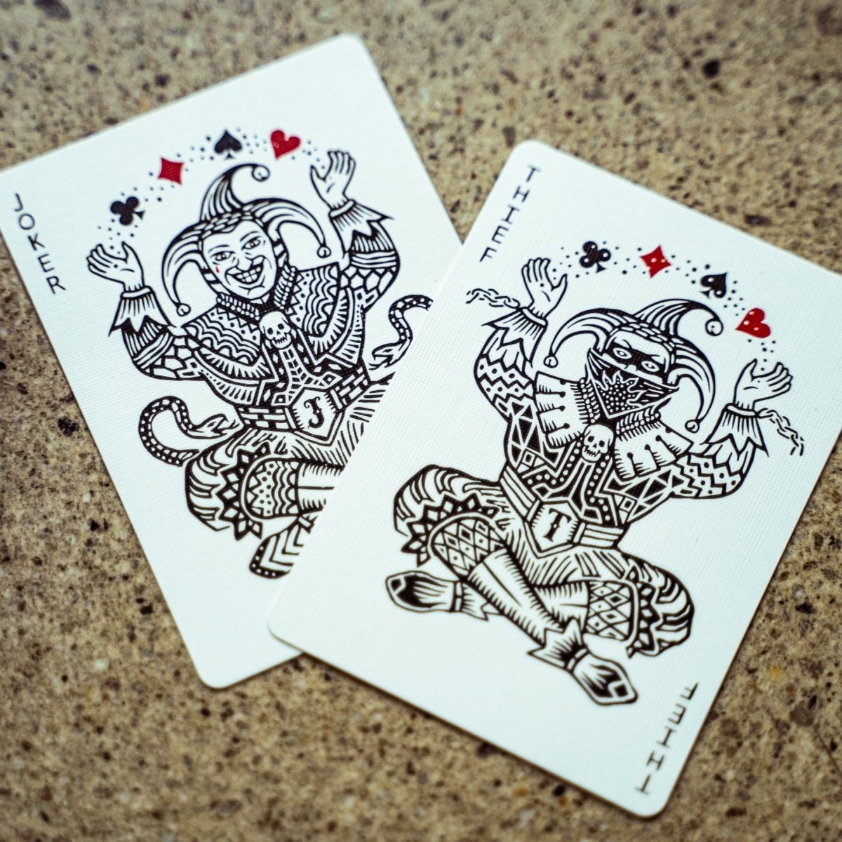 Joker and the Thief Blood Red custom Joker and Thief cards