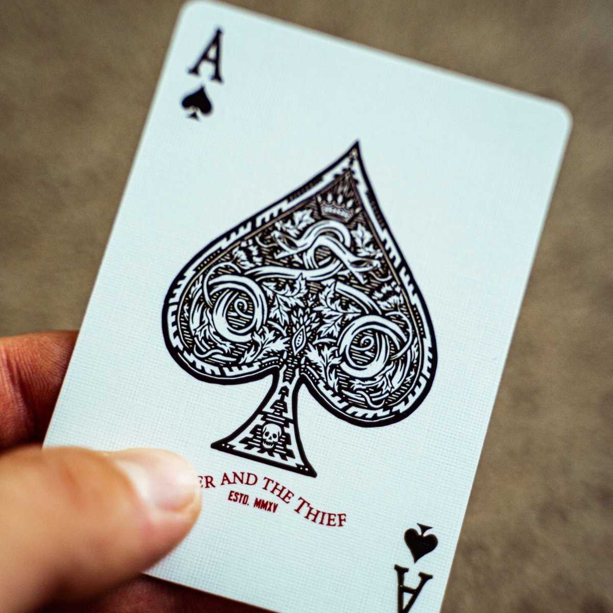 Joker and the Thief Blood Red custom Ace of Spades