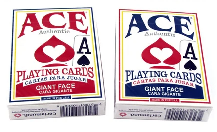 Cartamundi Ace Authentic Playing Cards – Collector’s Single Deck – Jumbo Index