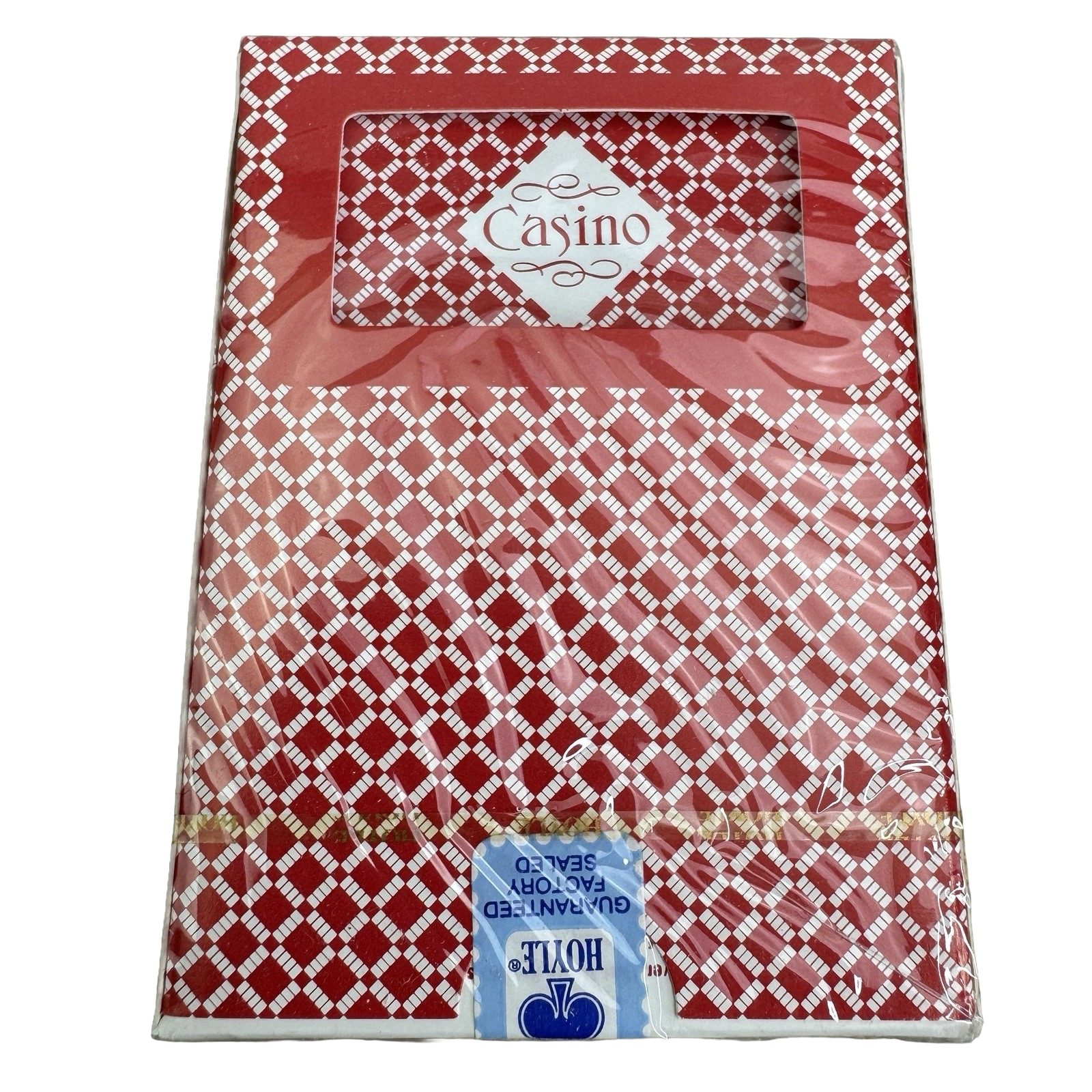 Hoyle PGC Casino Diamond Back Playing Cards (Red, St. Paul, MN, Window Tuck Case)