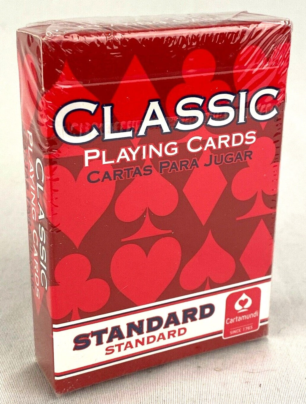 Cartamundi Classic Playing Cards – Brick (12 Decks), Red & Blue, Standard Index