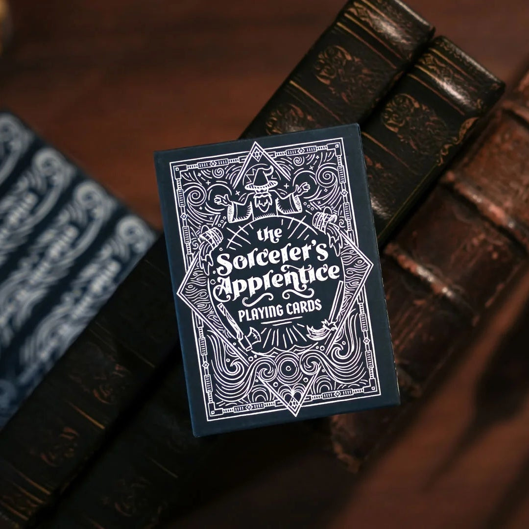 Sorcerer's Apprentice marked playing cards Blue edition tuck box by Penguin Magic