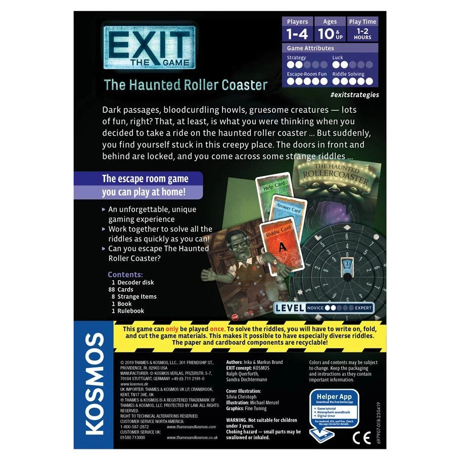 EXIT: The Game – The Haunted Roller Coaster – packaging view