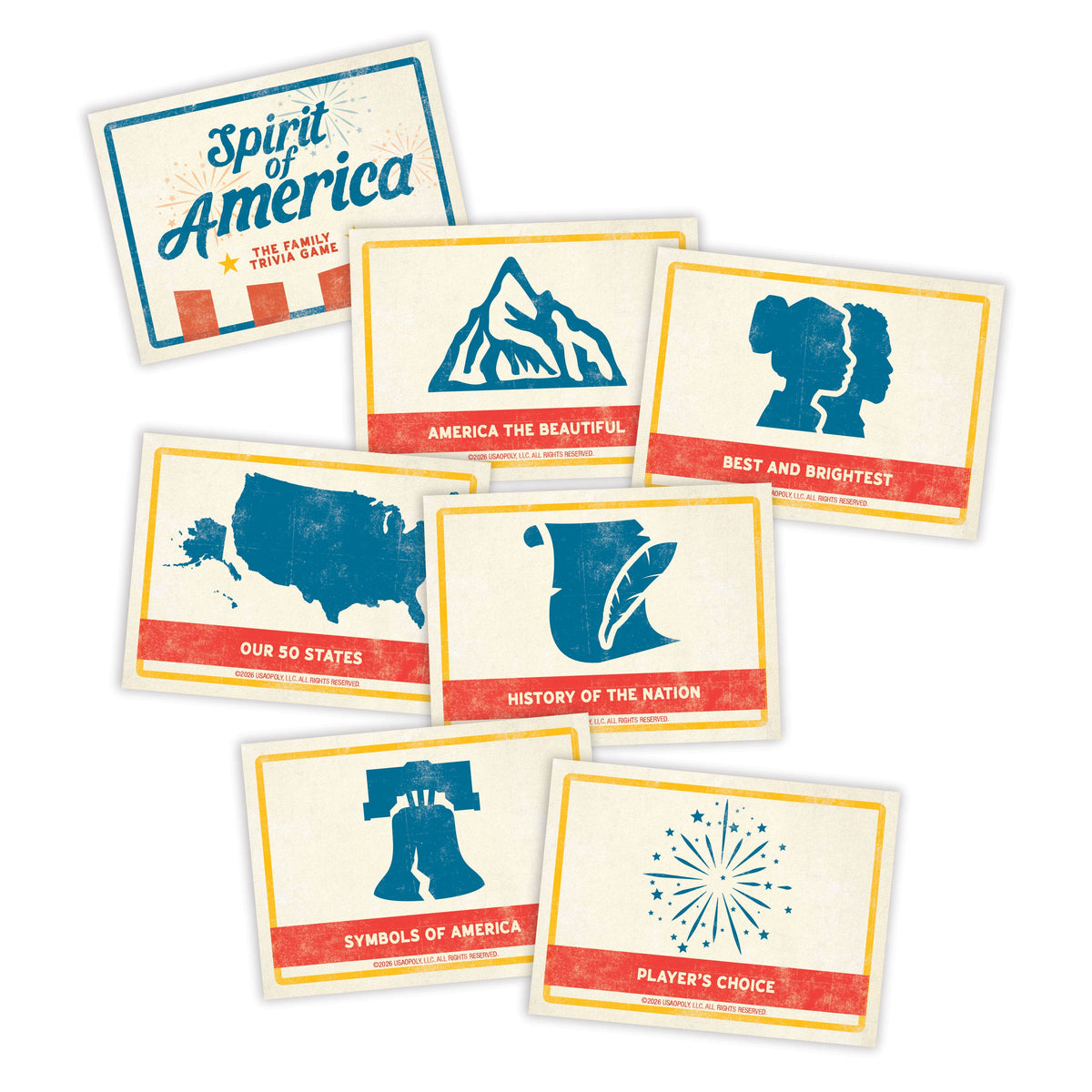 Spirit of America Trivia Game – additional product details