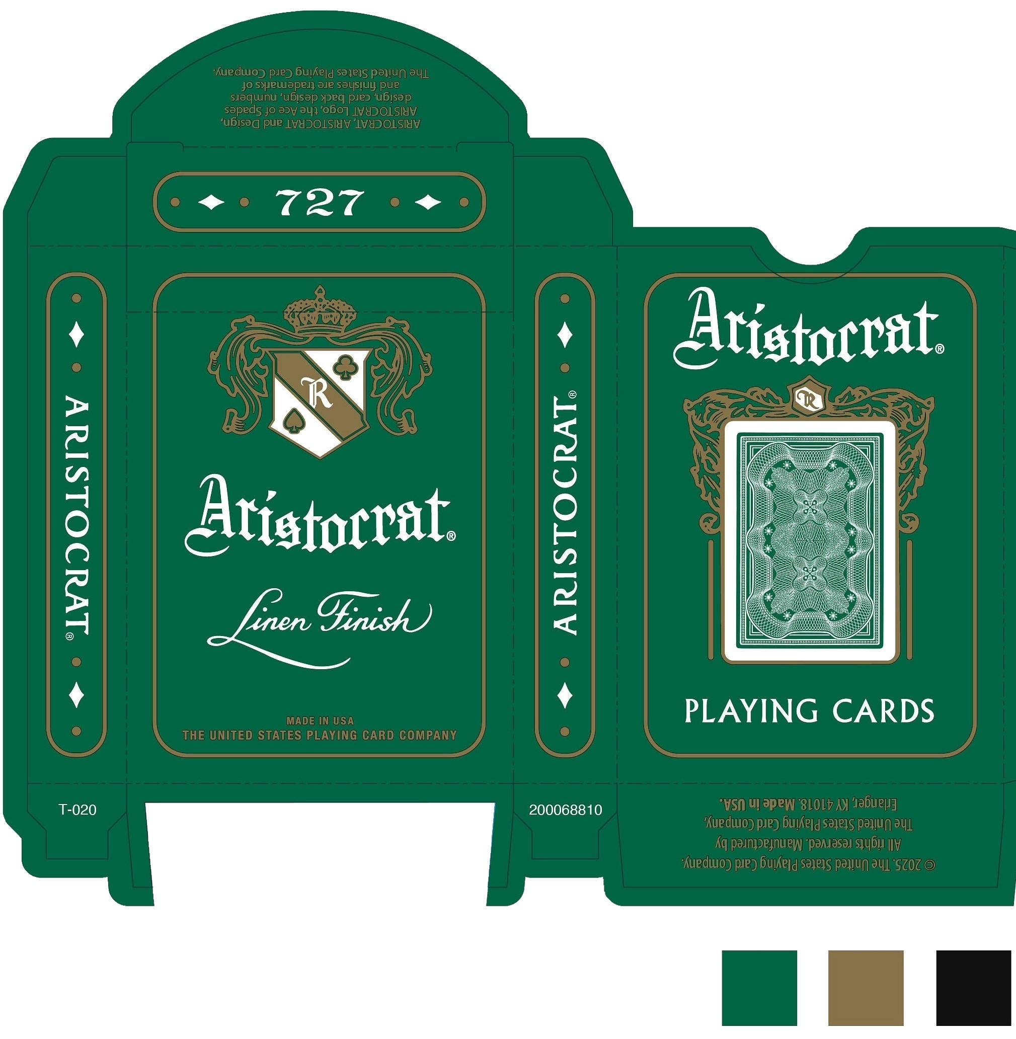 Aristocrat Green US Currency: Celebrating 110 Years of Premium Playing Cards