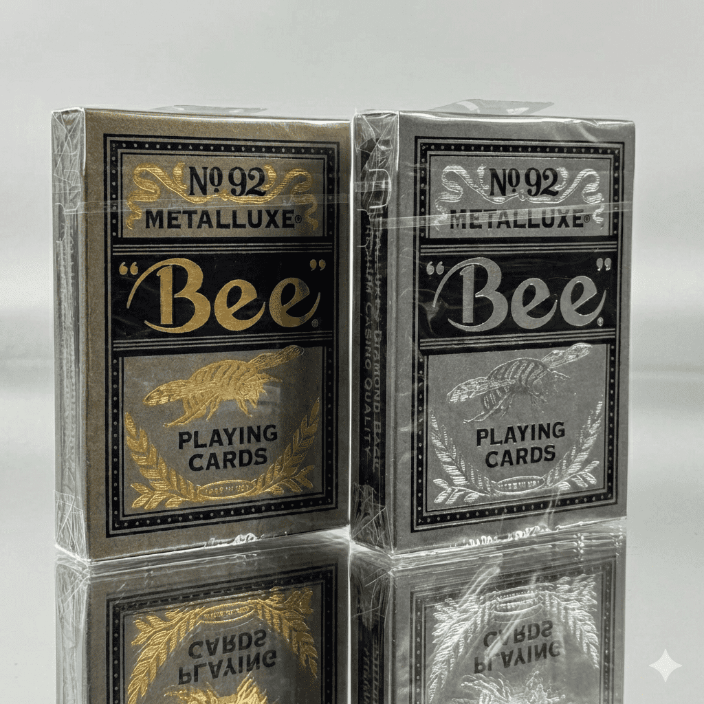 Bee Gold & Silver Metalluxe Limited Edition decks
