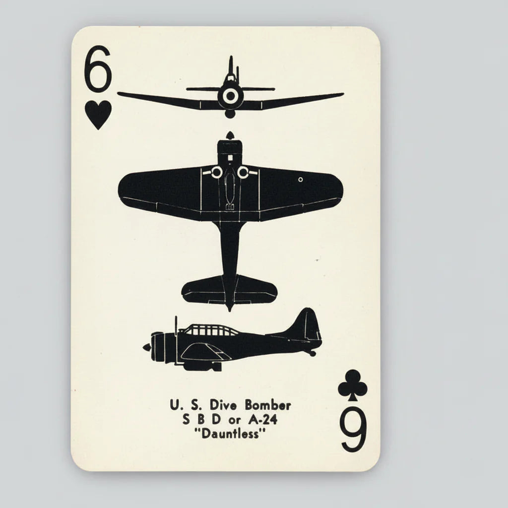 Aviation playing cards featuring airplane spotter cards, aircraft silhouettes, and flight history decks