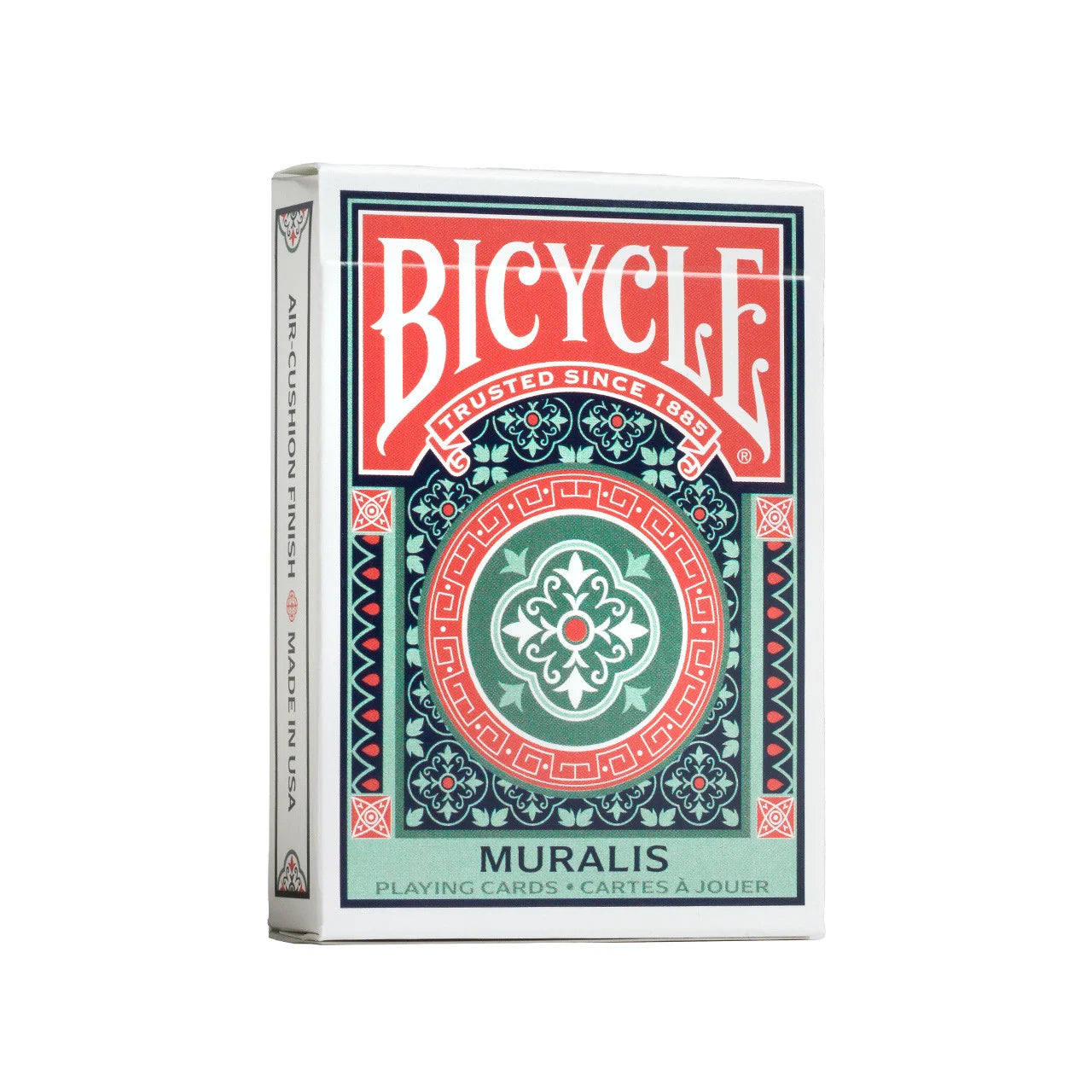 Bicycle Muralis playing cards packaging on a white background