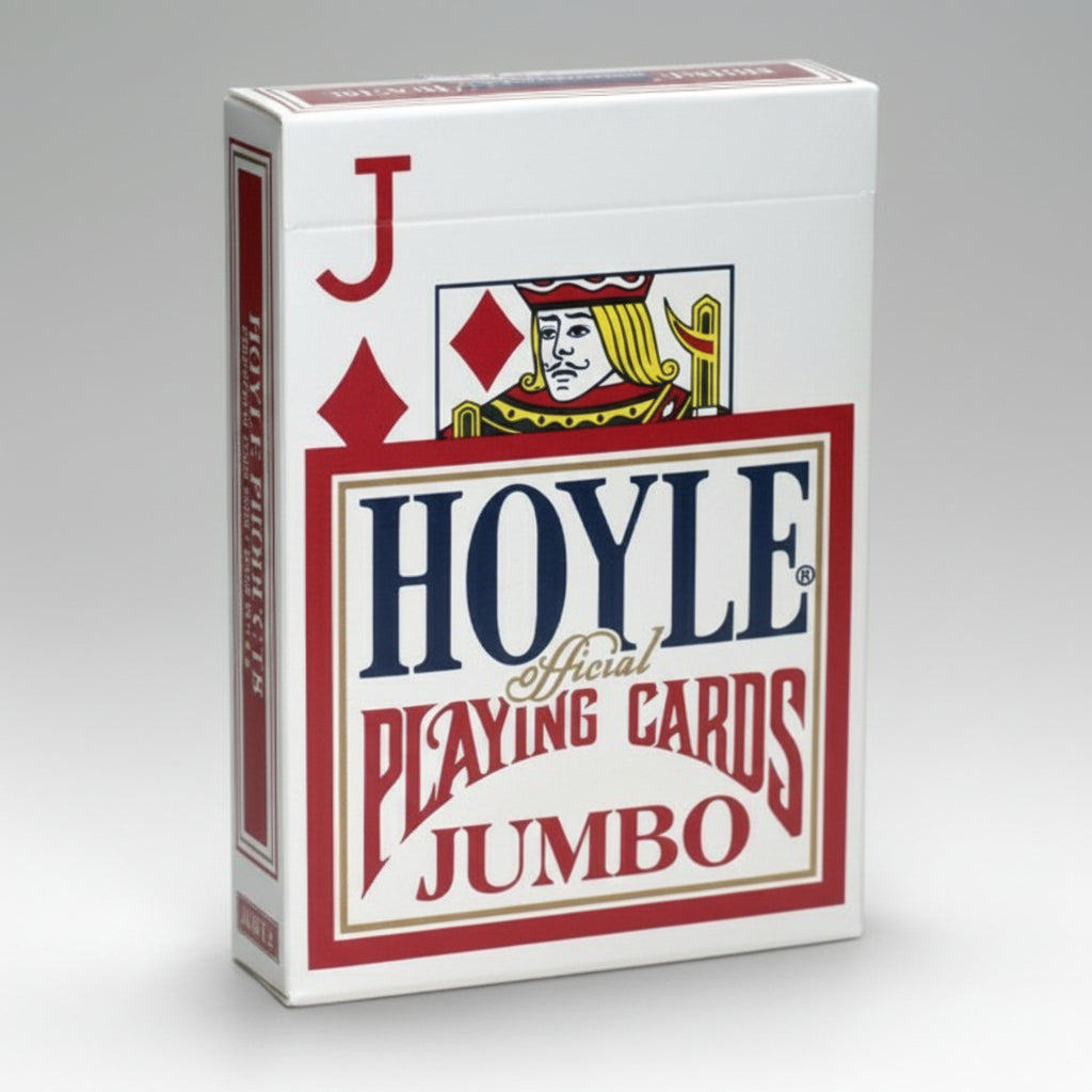 Hoyle Jumbo Official Playing Cards packaging on a white background