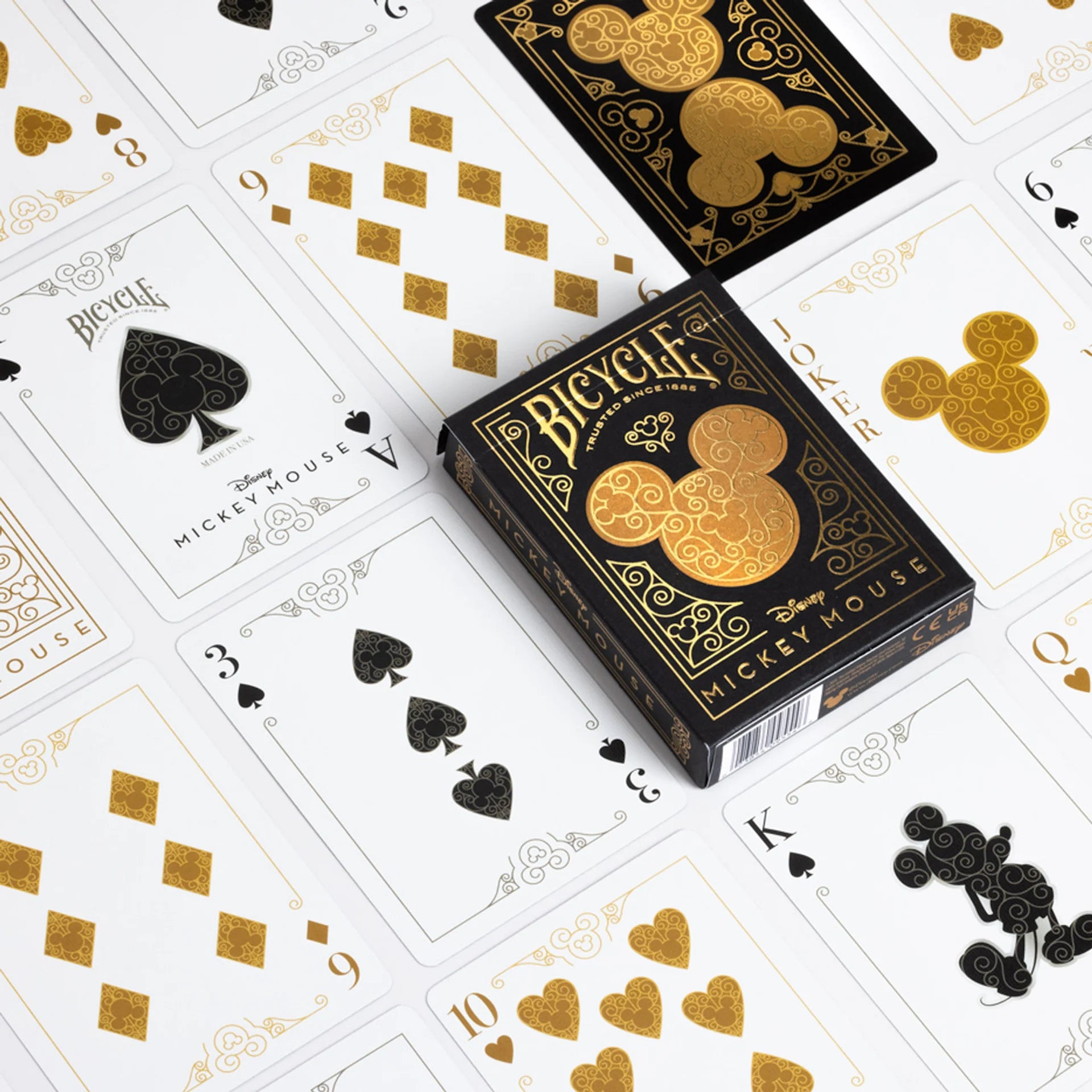 Bicycle Mickey Mouse Gold Foil Playing Cards