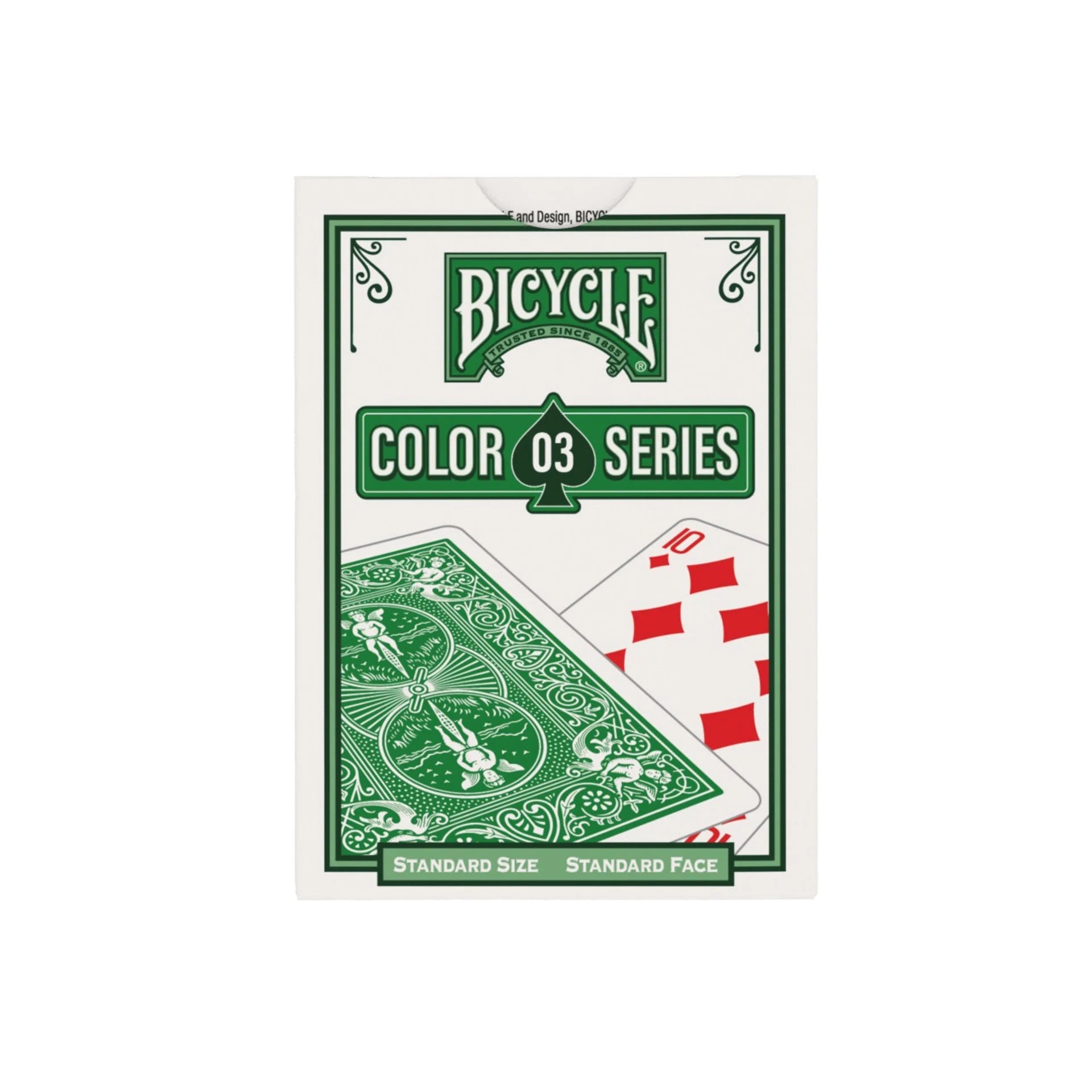 Bicycle Color Series Rider Back Playing Cards -- Fairway Green