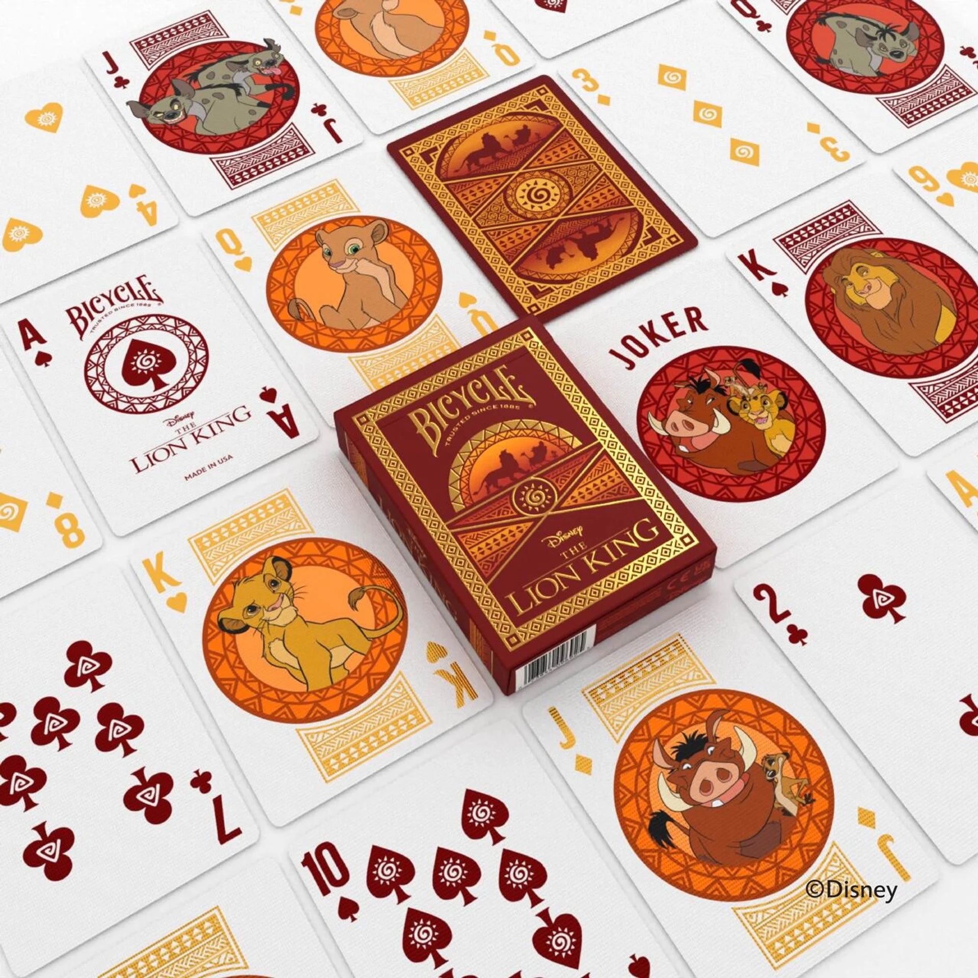 Bicycle Disney Lion King Playing Cards – Disney Collection