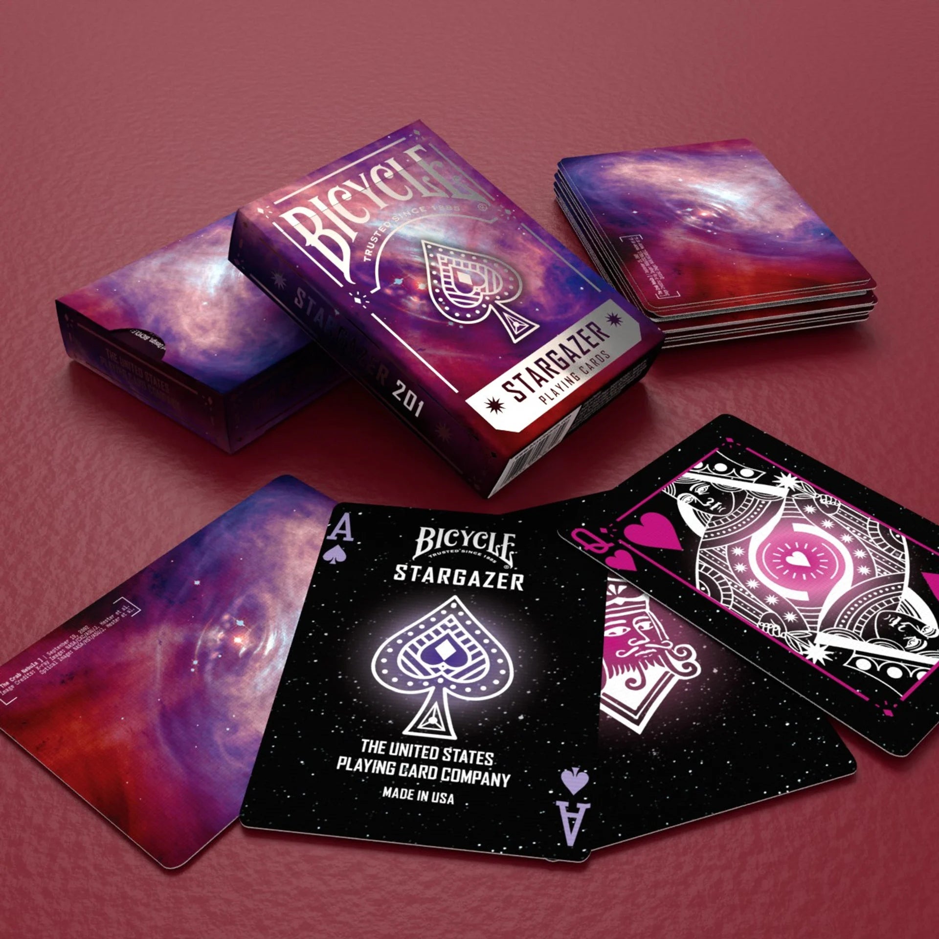 Bicycle Stargazer 201 Playing Cards – Crab Nebula Hubble Photography