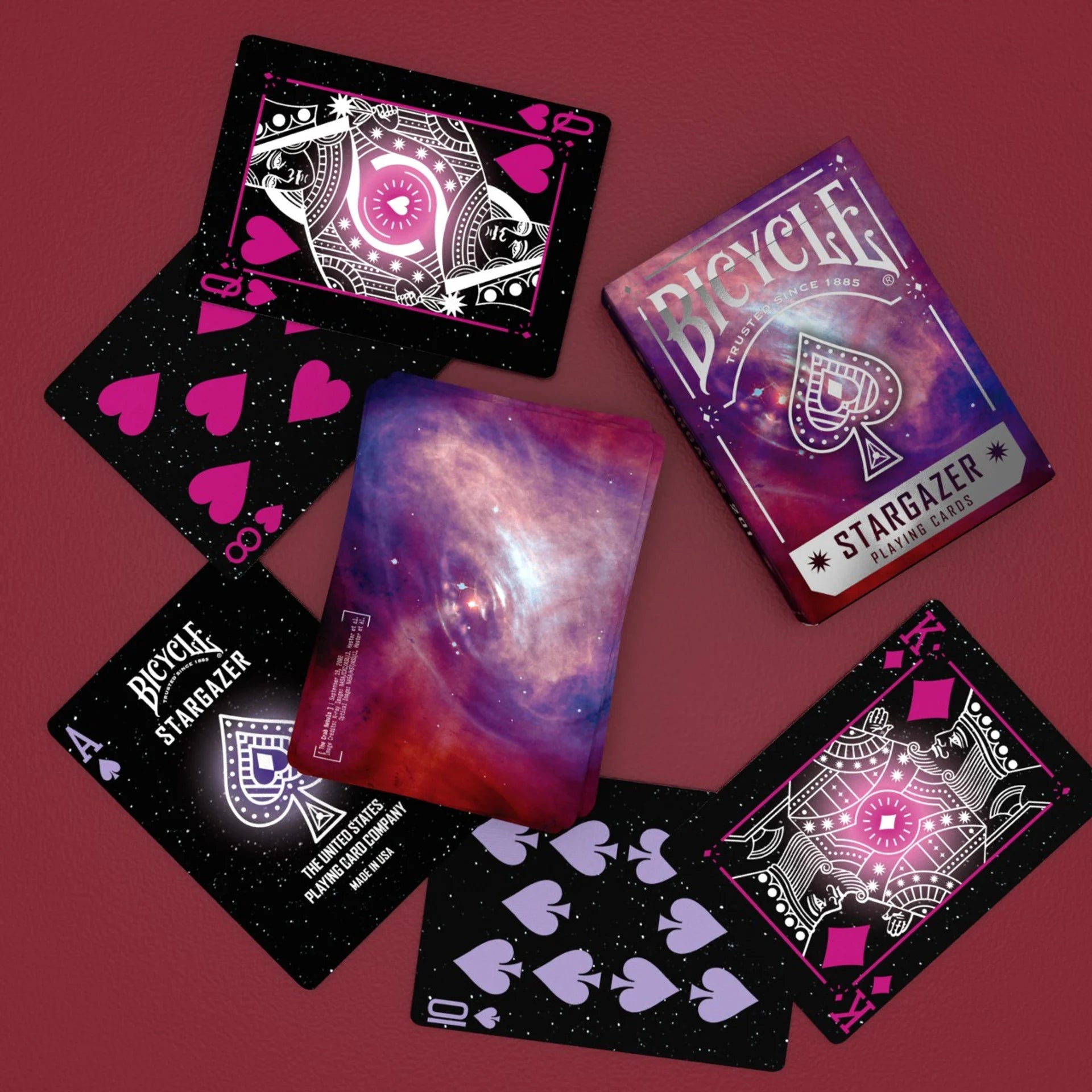 Bicycle Stargazer 201 Playing Cards – Crab Nebula Hubble Photography