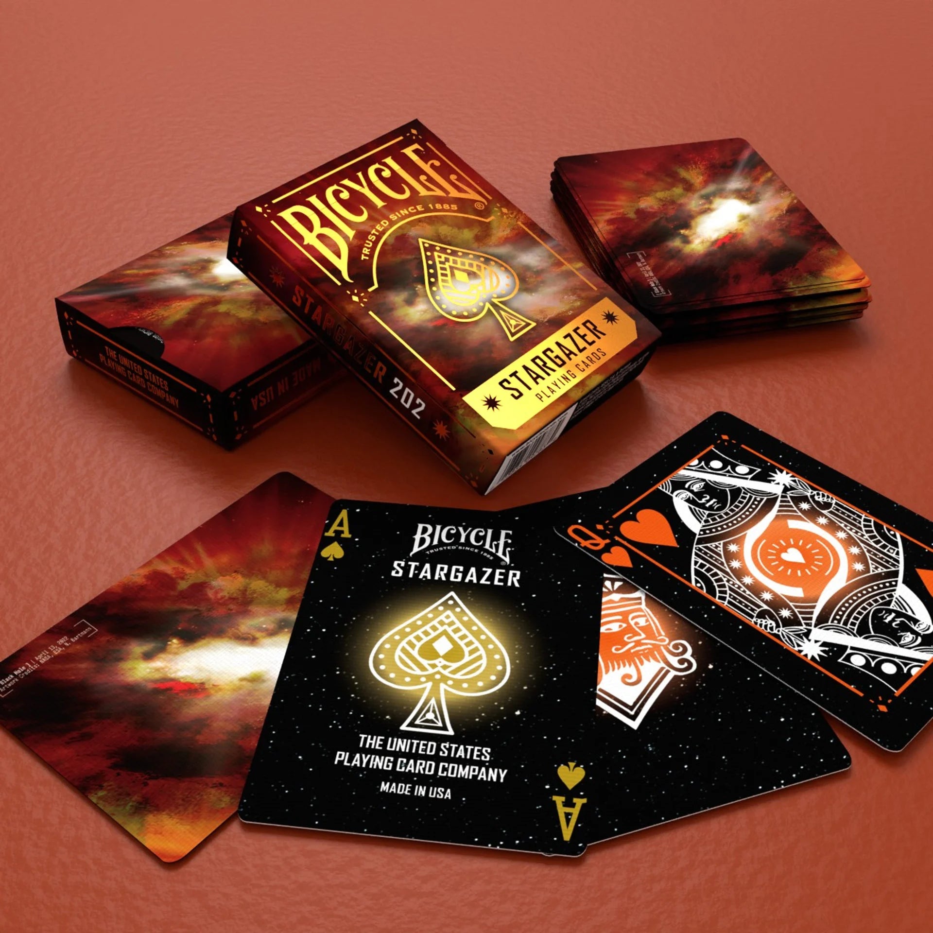 Bicycle Stargazer 202 Playing Cards – Black Hole Hubble Photography