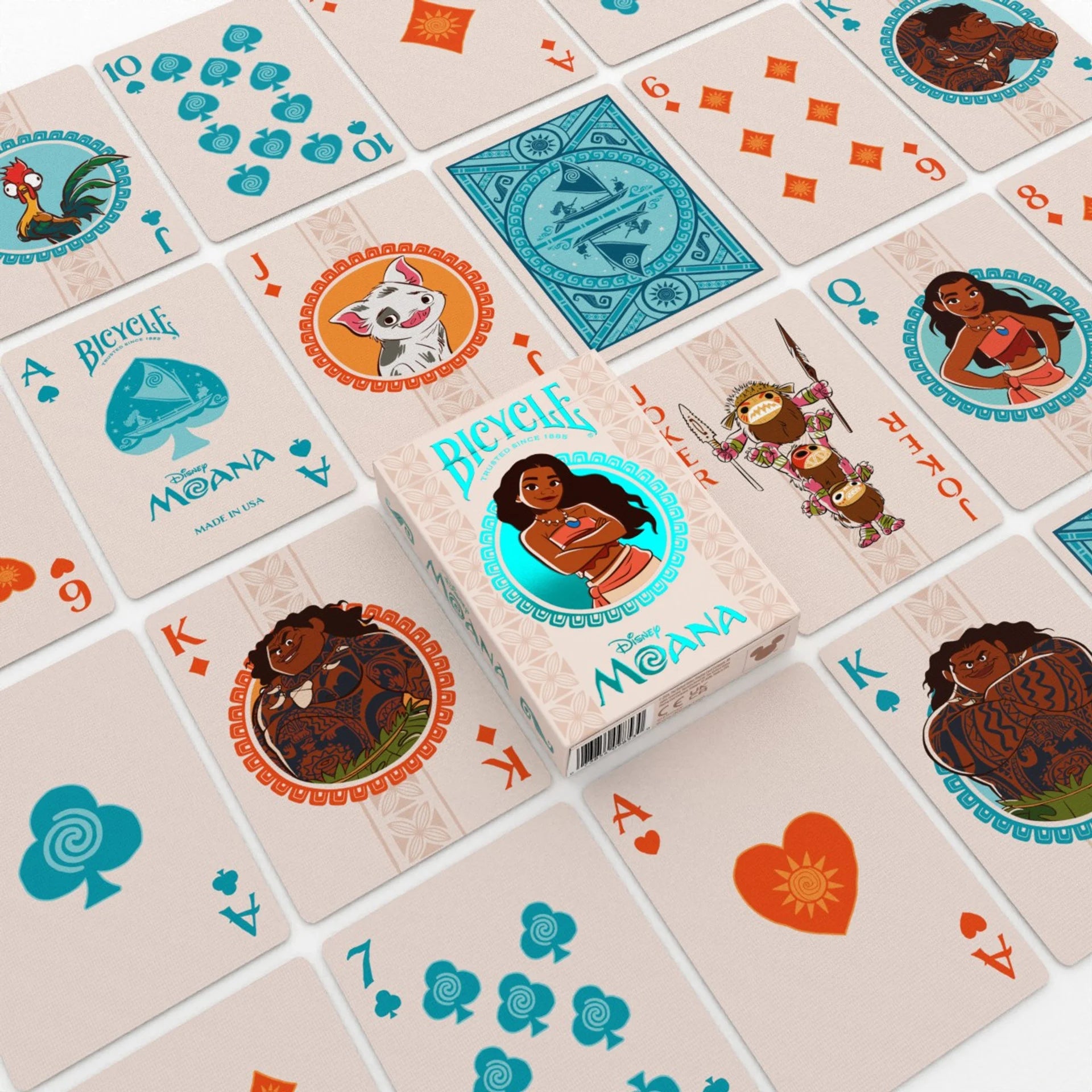 Bicycle Disney Moana Playing Cards – Disney Collection