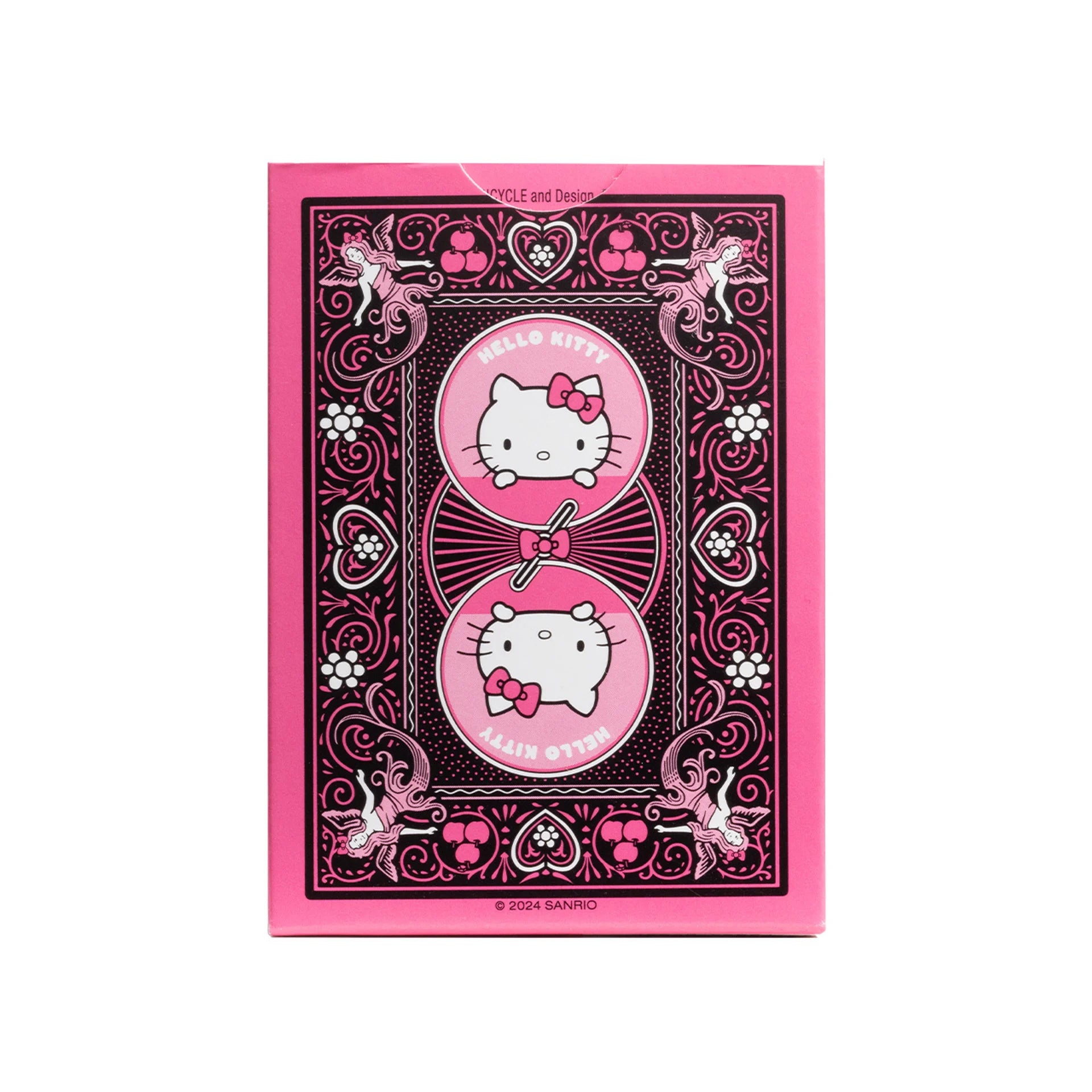 Bicycle Hello Kitty Black & Pink Playing Cards – Sanrio's Iconic Character
