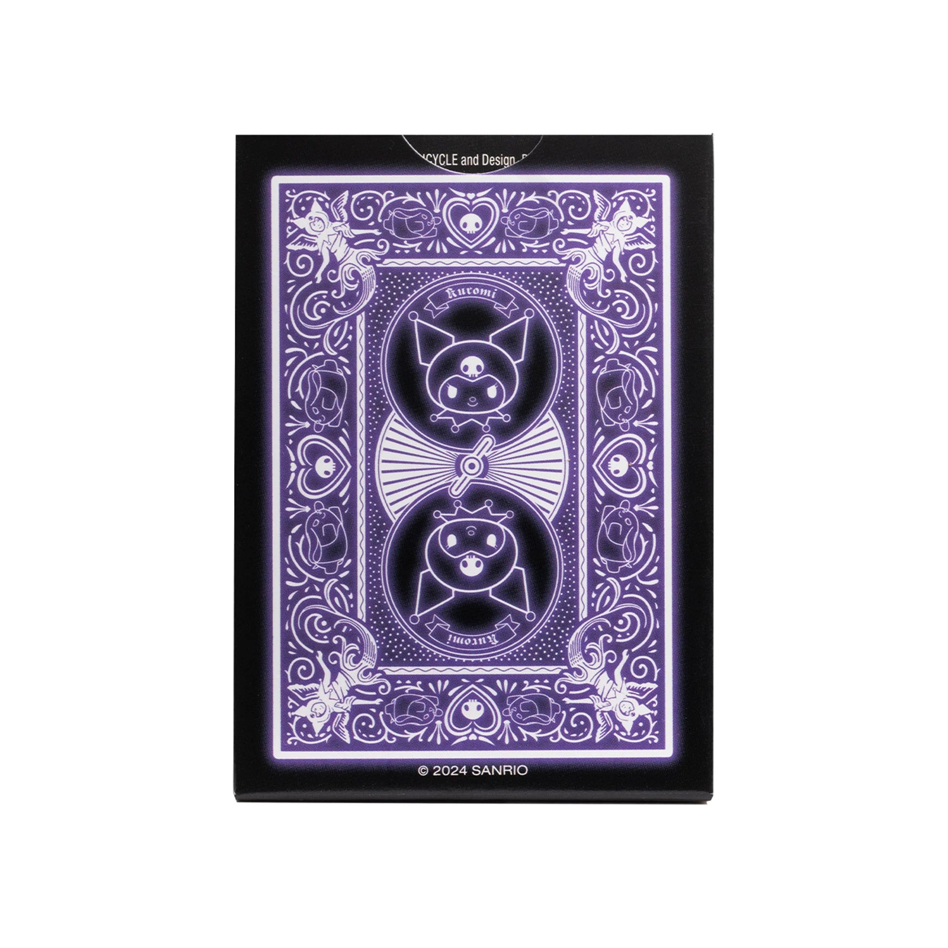 Bicycle Kuromi Playing Cards – Sanrio's Mischievous Rabbit with Neon Style