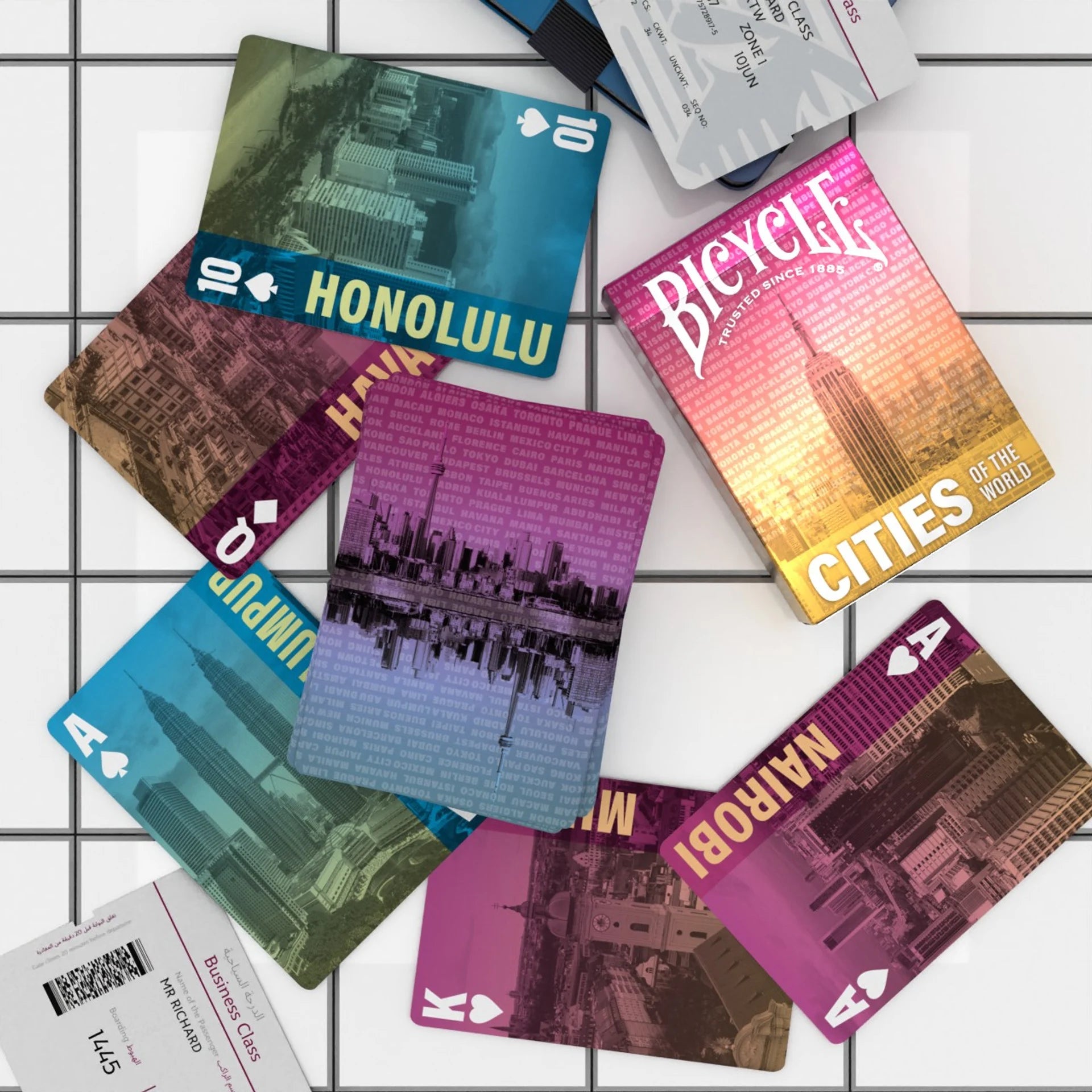 Bicycle Cities of the World Playing Cards – 52 Skylines from Across the Globe
