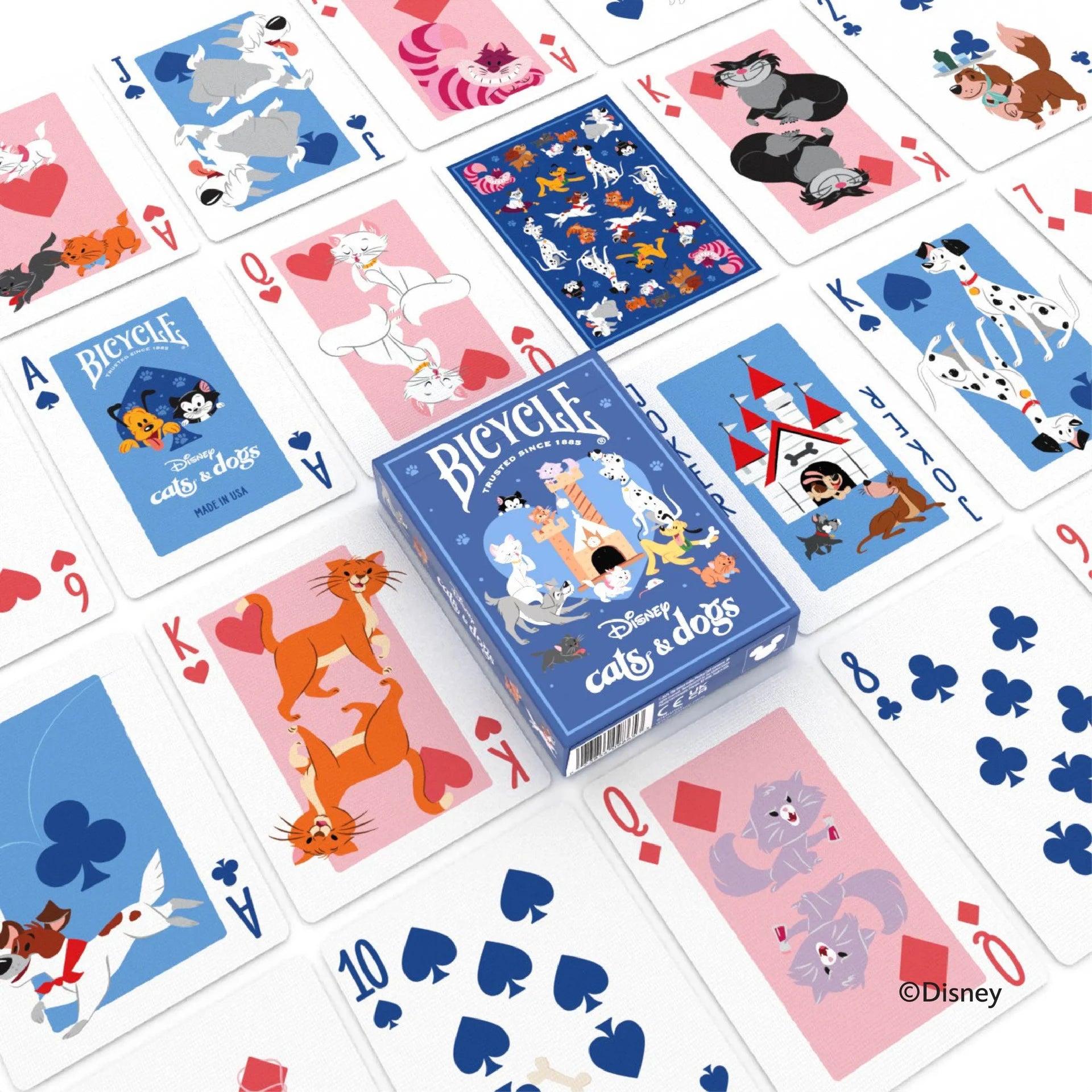 Bicycle Disney Cats & Dogs Playing Cards – Disney Collection