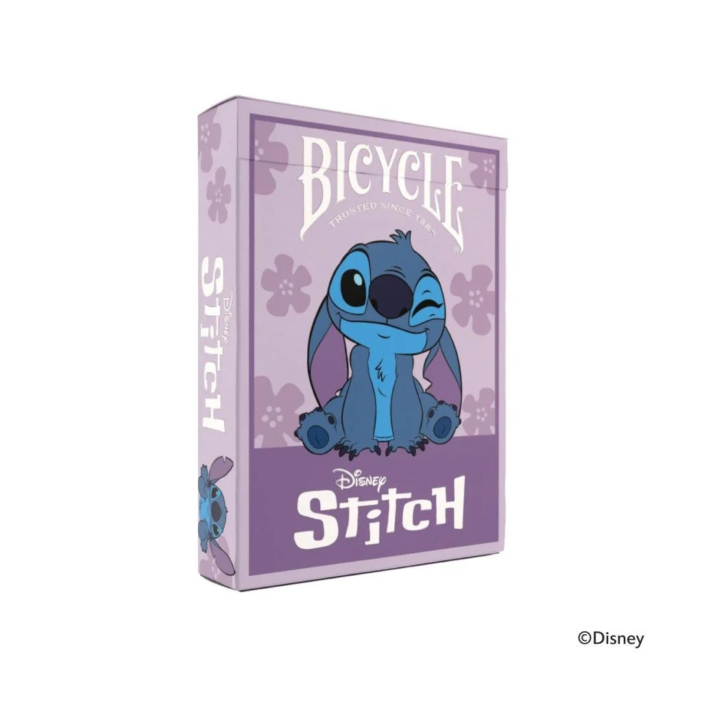Bicycle Disney Stitch Purple playing cards tuck box featuring Stitch
