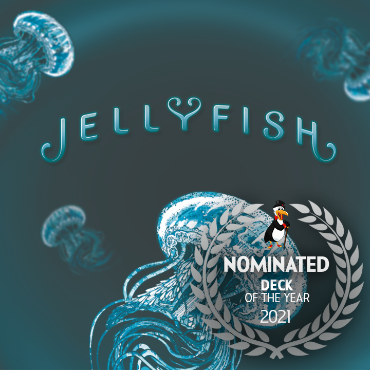 Jellyfish Playing Cards 2021 Deck of the Year nominee graphic