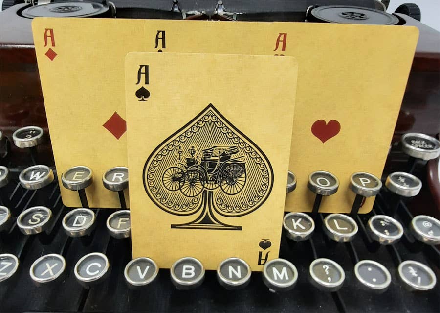 【オハイオ製】ARRCO アルコ USPCC 3個 Bicycle Turn of the Century Automobile Cards | Custom Deck