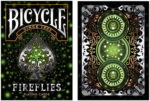 Bicycle Fireflies Playing Cards – Neon Glow Summer Nights Deck