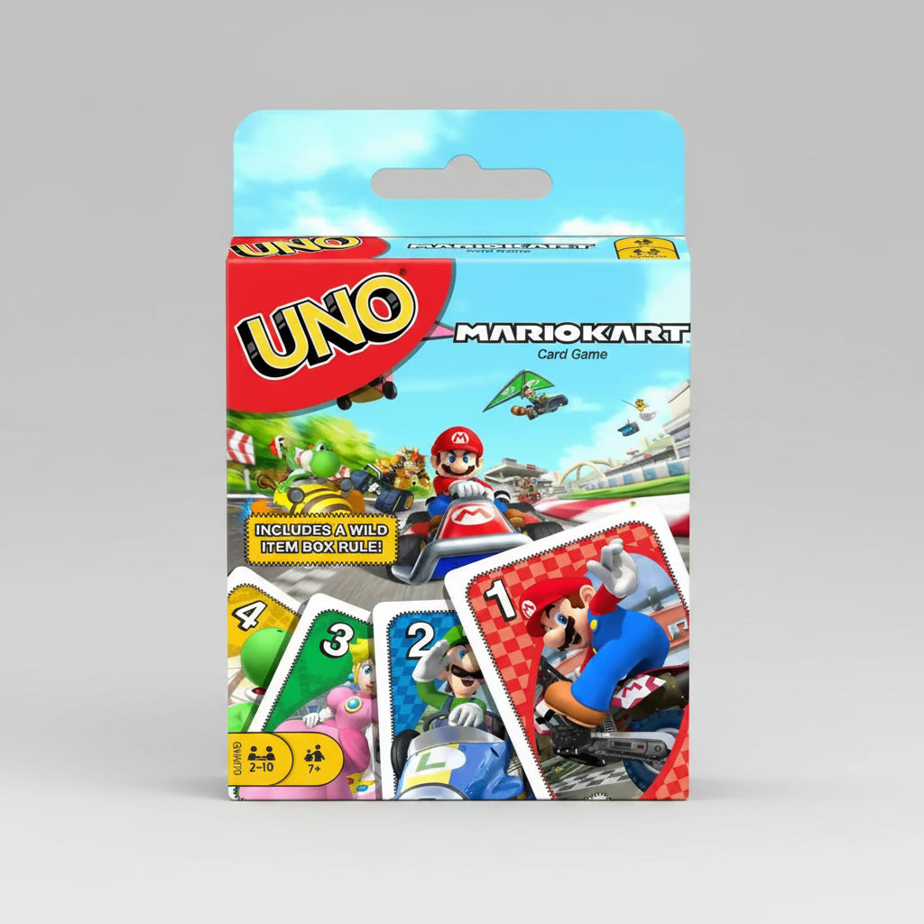 UNO Mario Kart card game front package