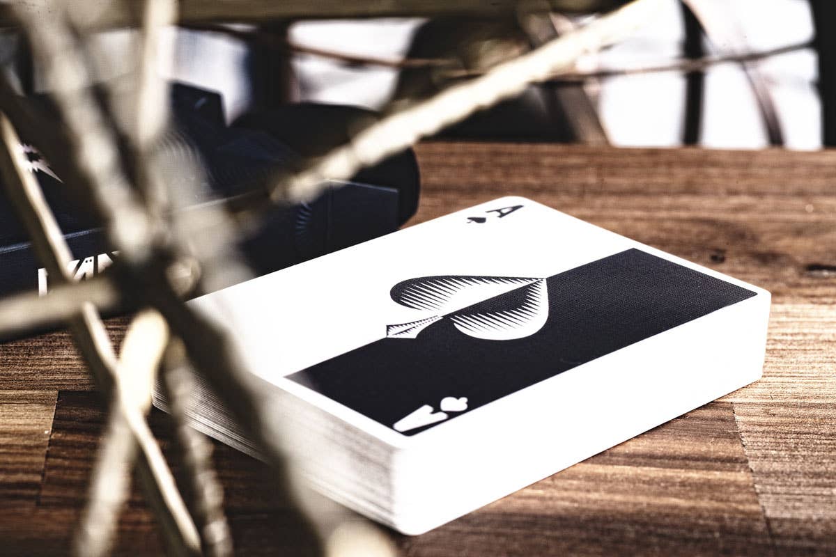 Vanda Polaris Equinox custom Ace of Spades with split day-and-night design