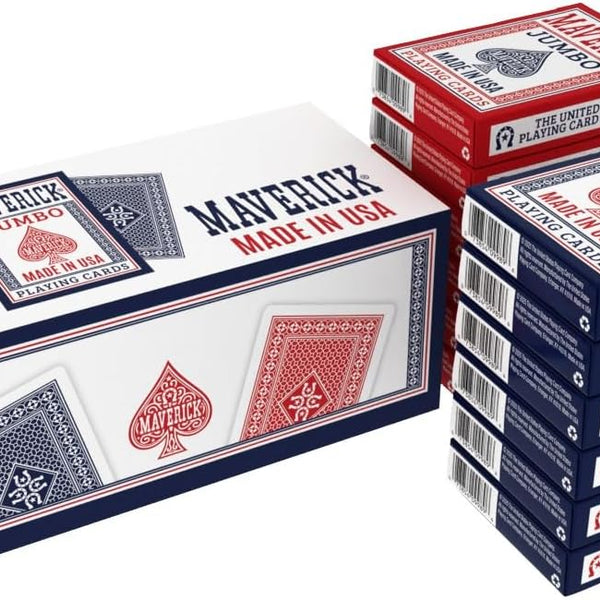 Maverick Jumbo Index Brick Made in USA (12 Decks)
