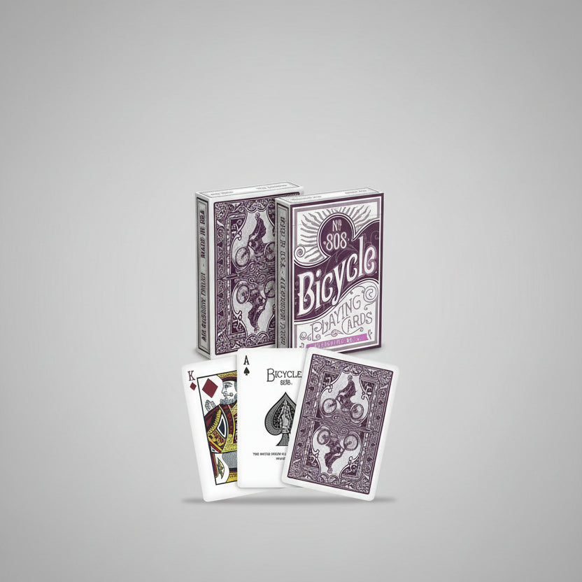 Bicycle Autocycle No. 1 in Collector's Tin – 2-Deck Set  (Purple & Green)