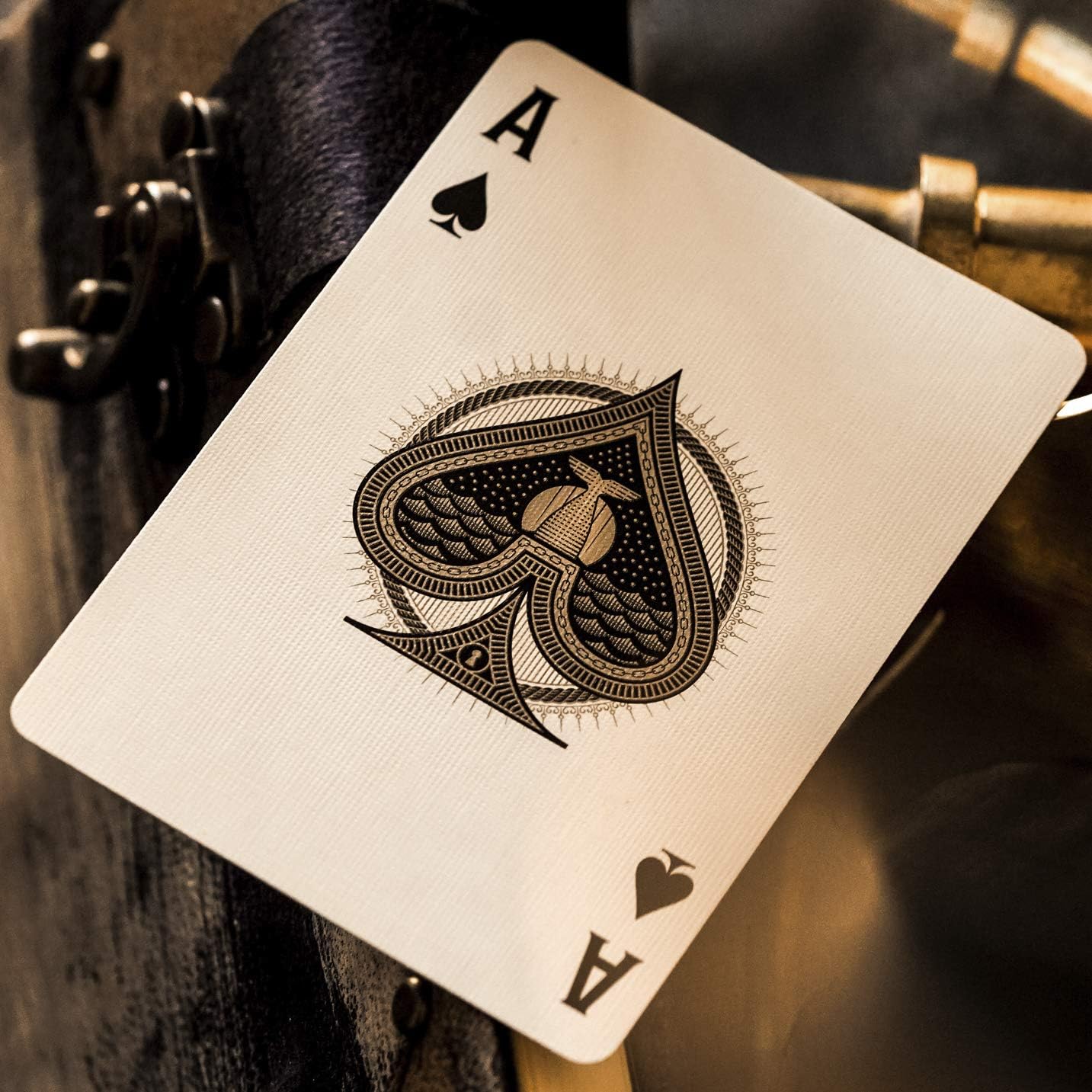 Custom Ace of Spades from Theory11 Navigators nautical playing cards