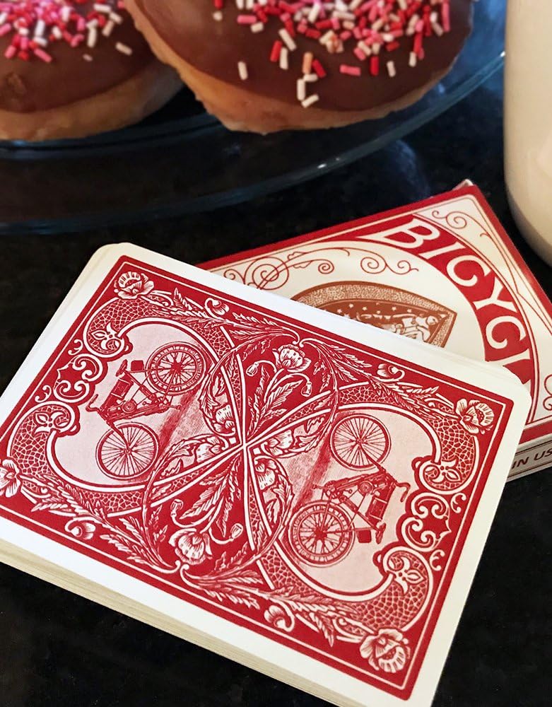 Bicycle AutoBike No. 1 Metallic Foil Playing Cards – Red & Blue Heritage Editions