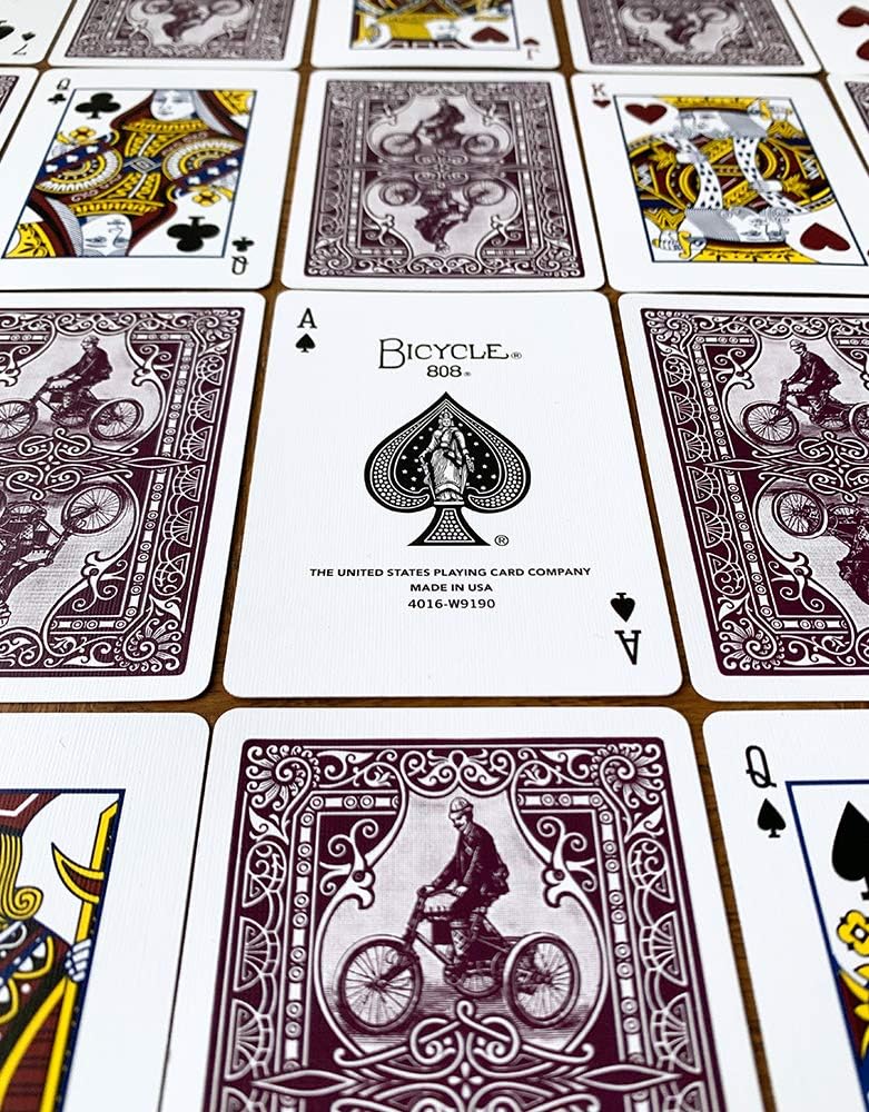 Bicycle Autocycle No. 1 in Collector's Tin – 2-Deck Set  (Purple & Green)