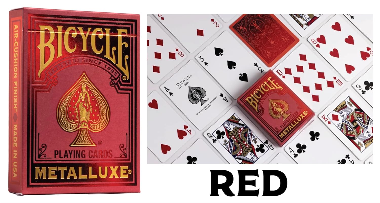 Bicycle Metalluxe Playing Cards | Luxury Foil Rider Back