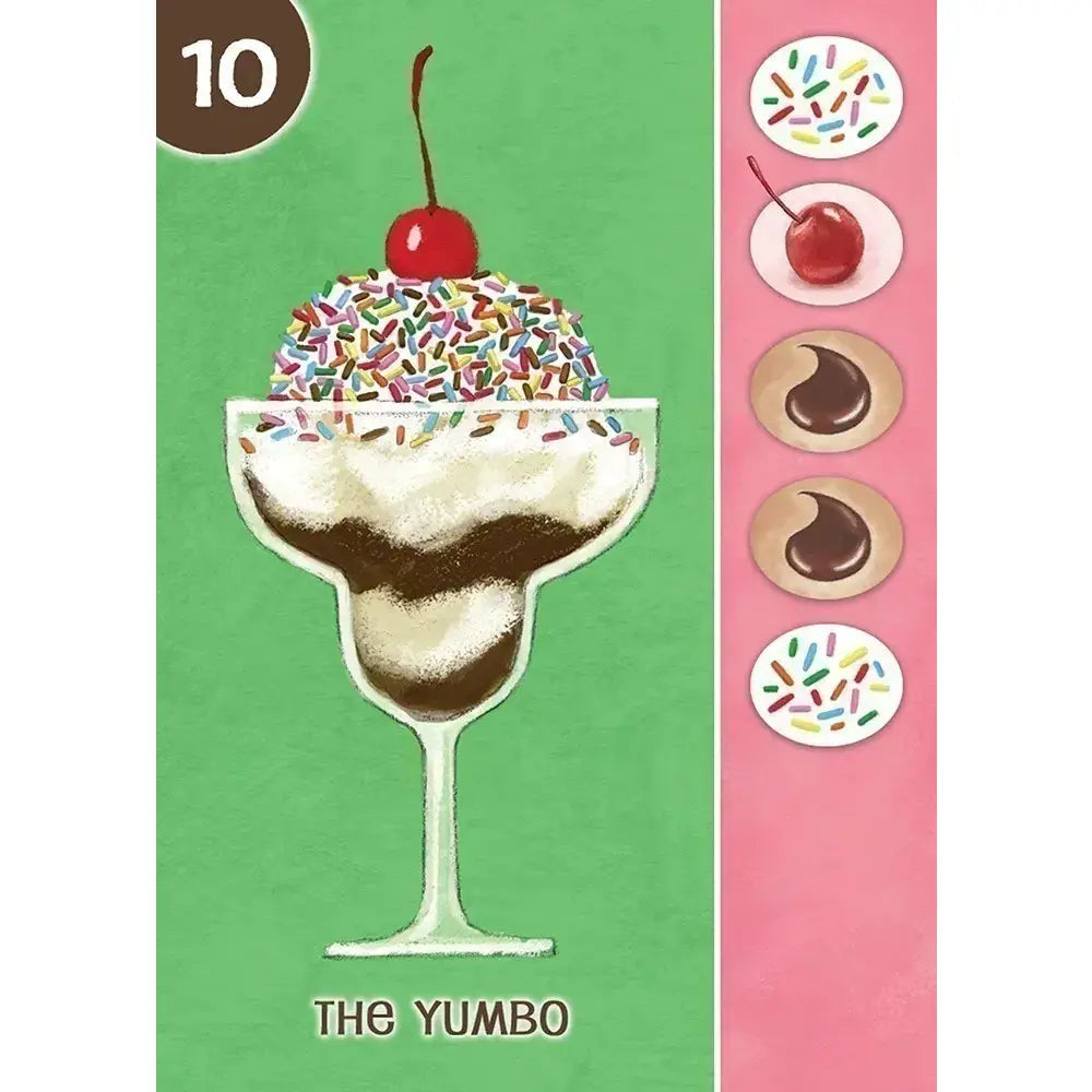 The YumBo 10-point ice cream order card from Banana Split Card Game