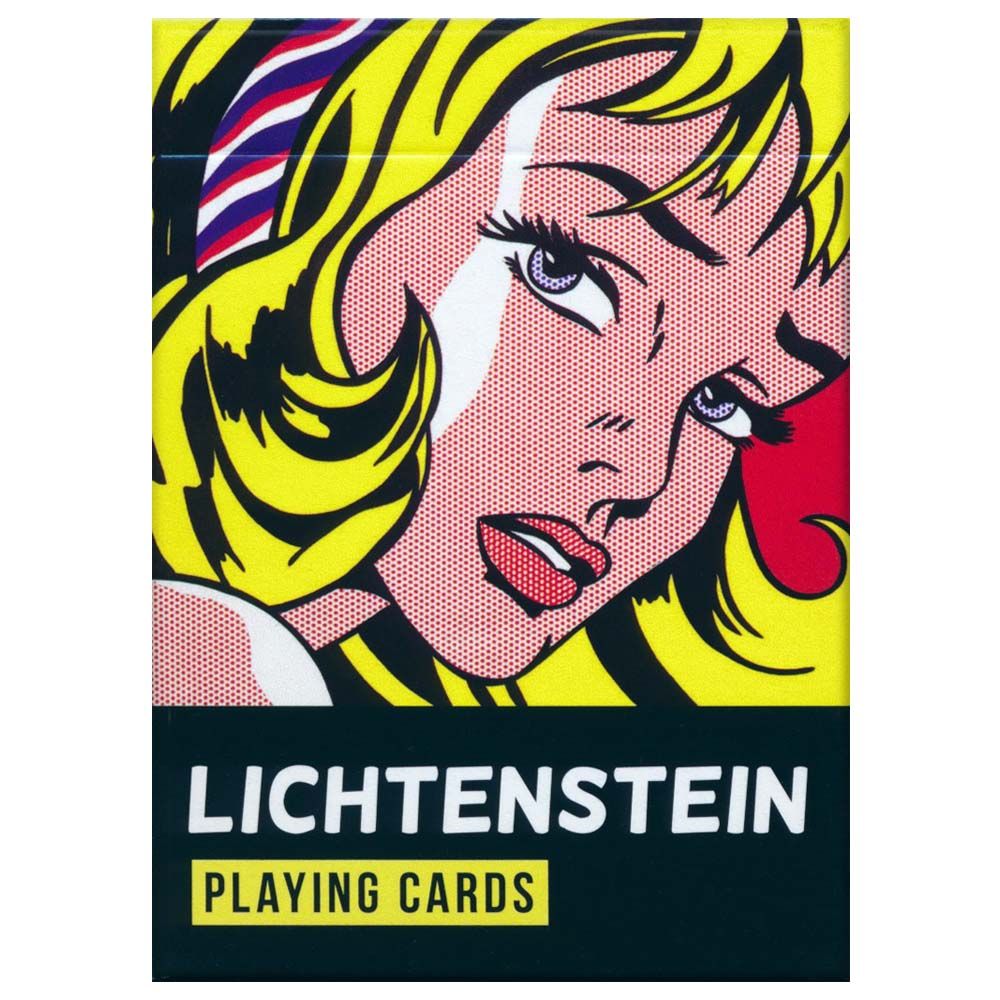 Piatnik Roy Lichtenstein Playing Cards – packaging and artwork